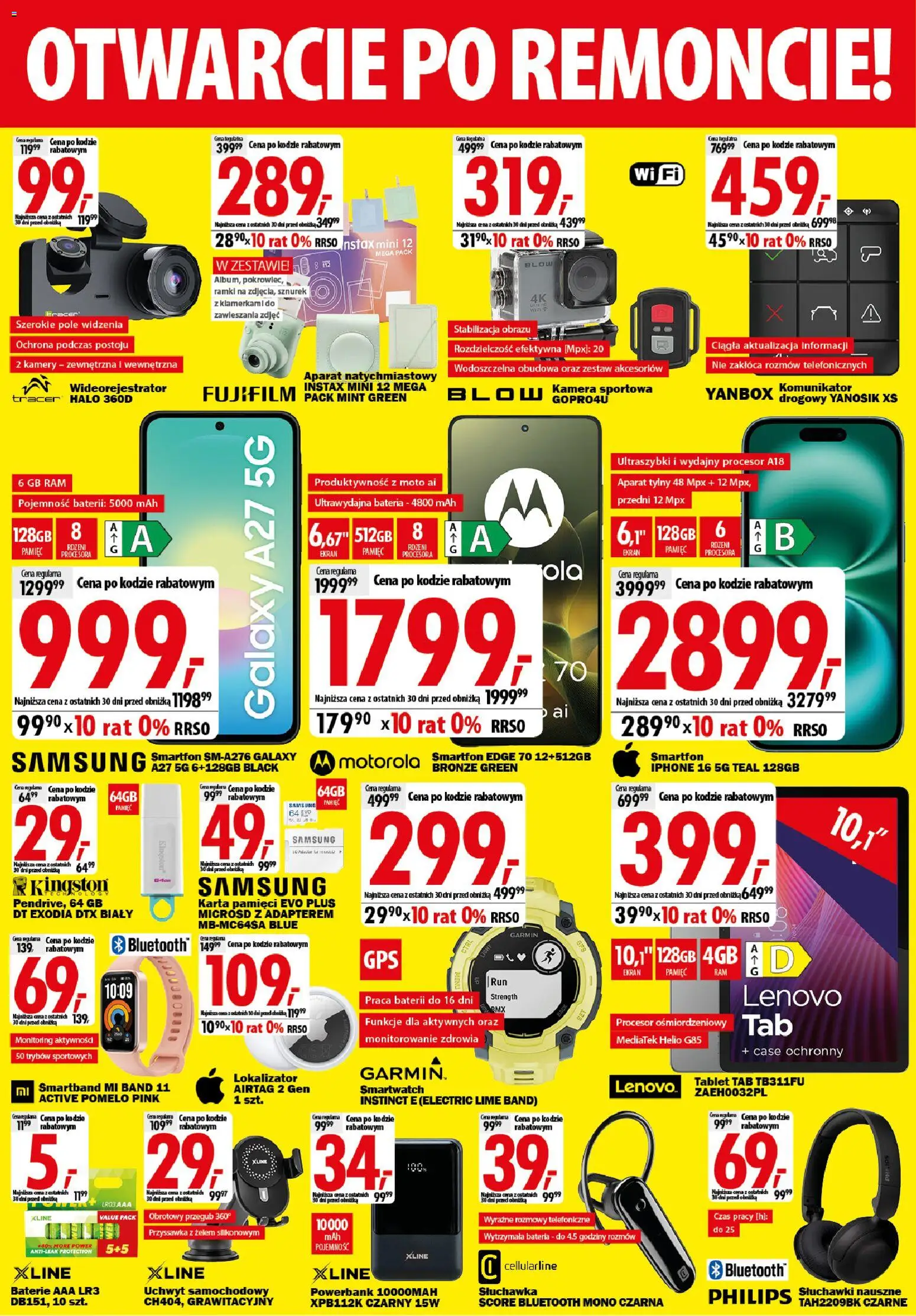 Mediaexpert promocje - Wielkie otwarcie Bełchatów od 08.10.2026 | Strona: 4 | Produkty: Tablet, Słuchawki, Baterie, Bateria