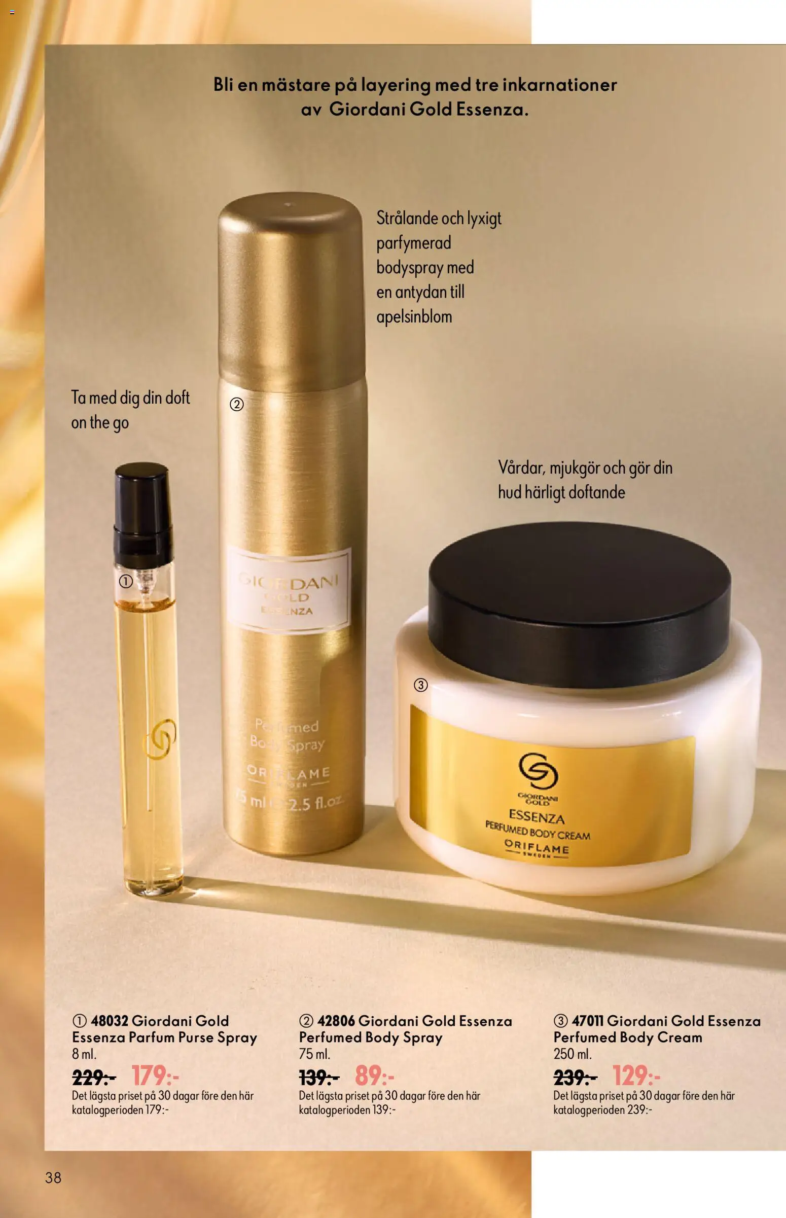 Oriflame reklamblad aktuell från 26/08/2026 | Sida: 38 | Produkter: Doft