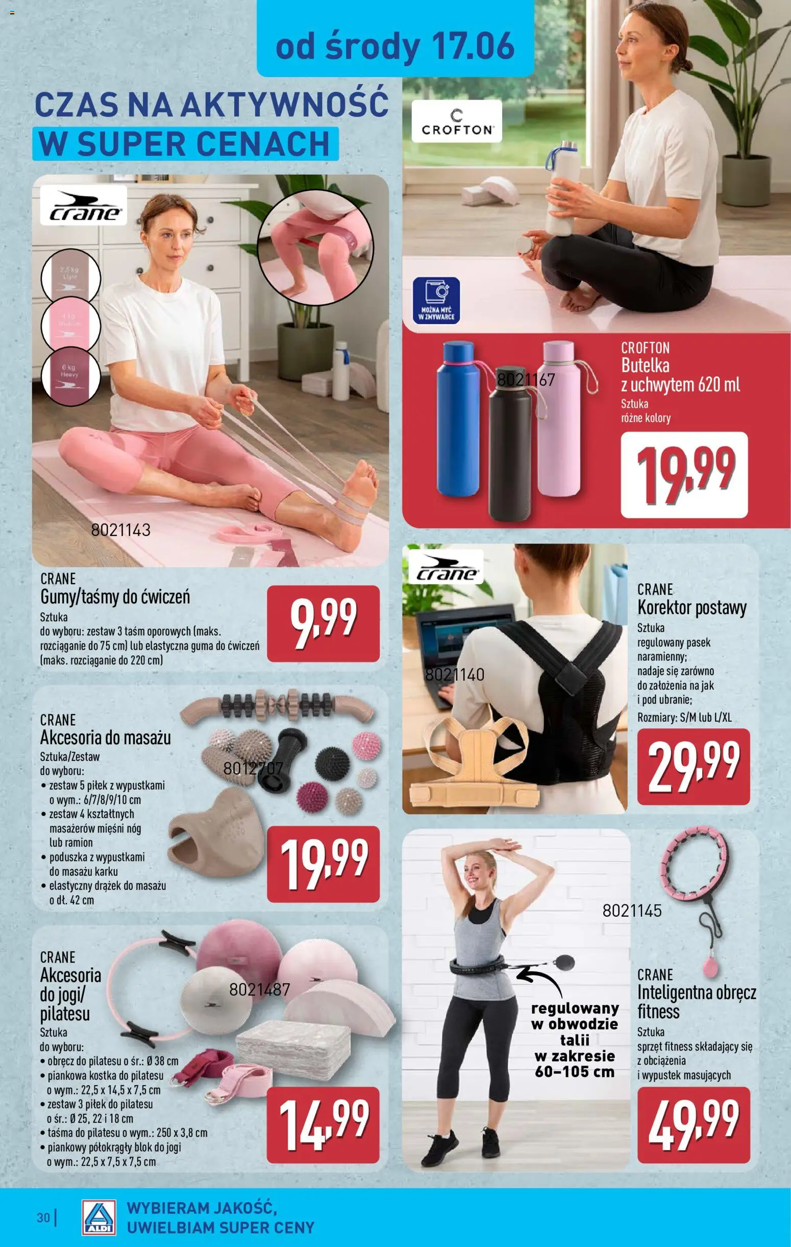 Aldi Polsko leták od 15.06.2026 | Strana: 30 | Produkty: Blok, Guma, Korektor