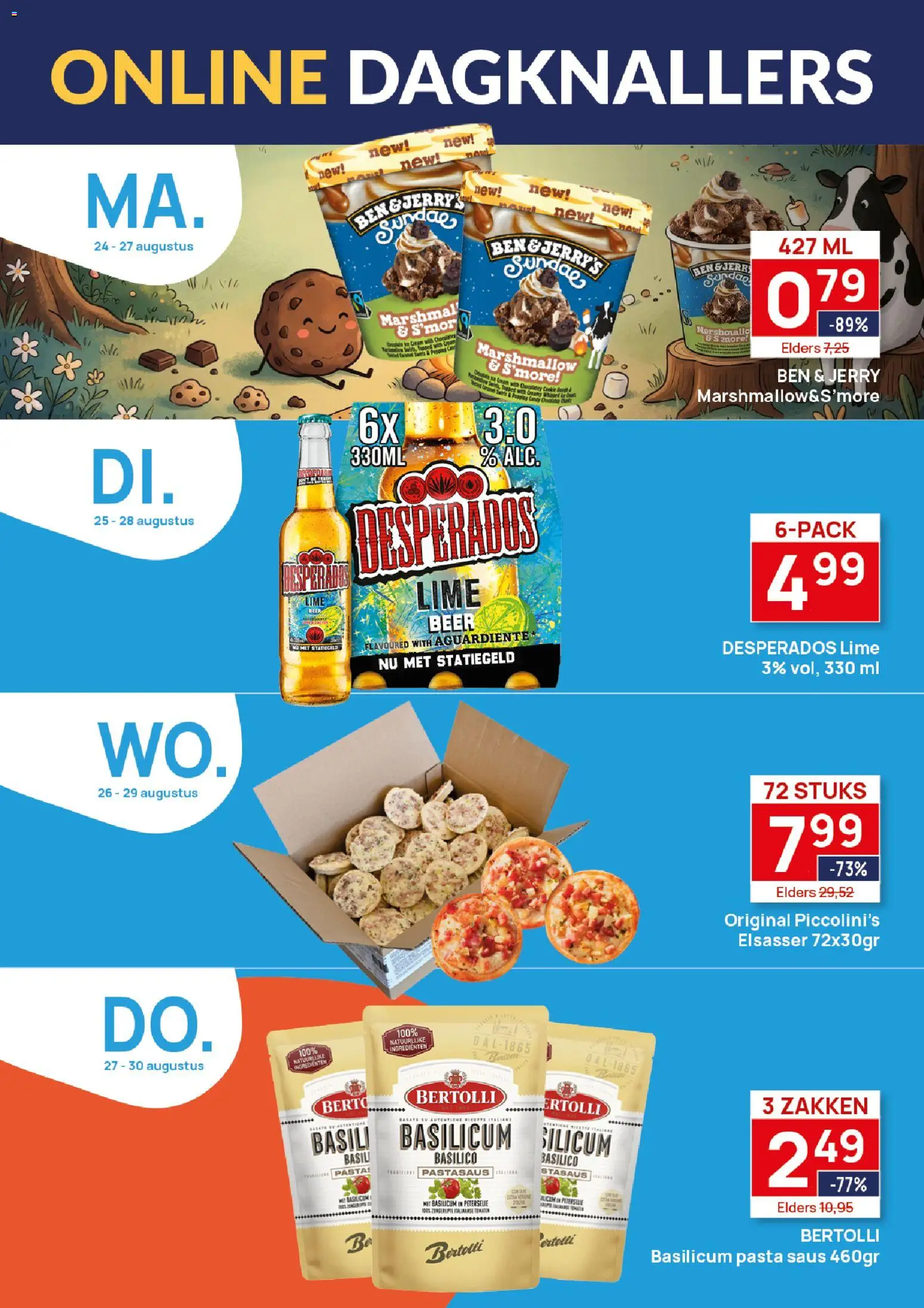 {H1} | Pagina: 2 | Producten: Desperados, Peterselie, Saus, Ingrediënten
