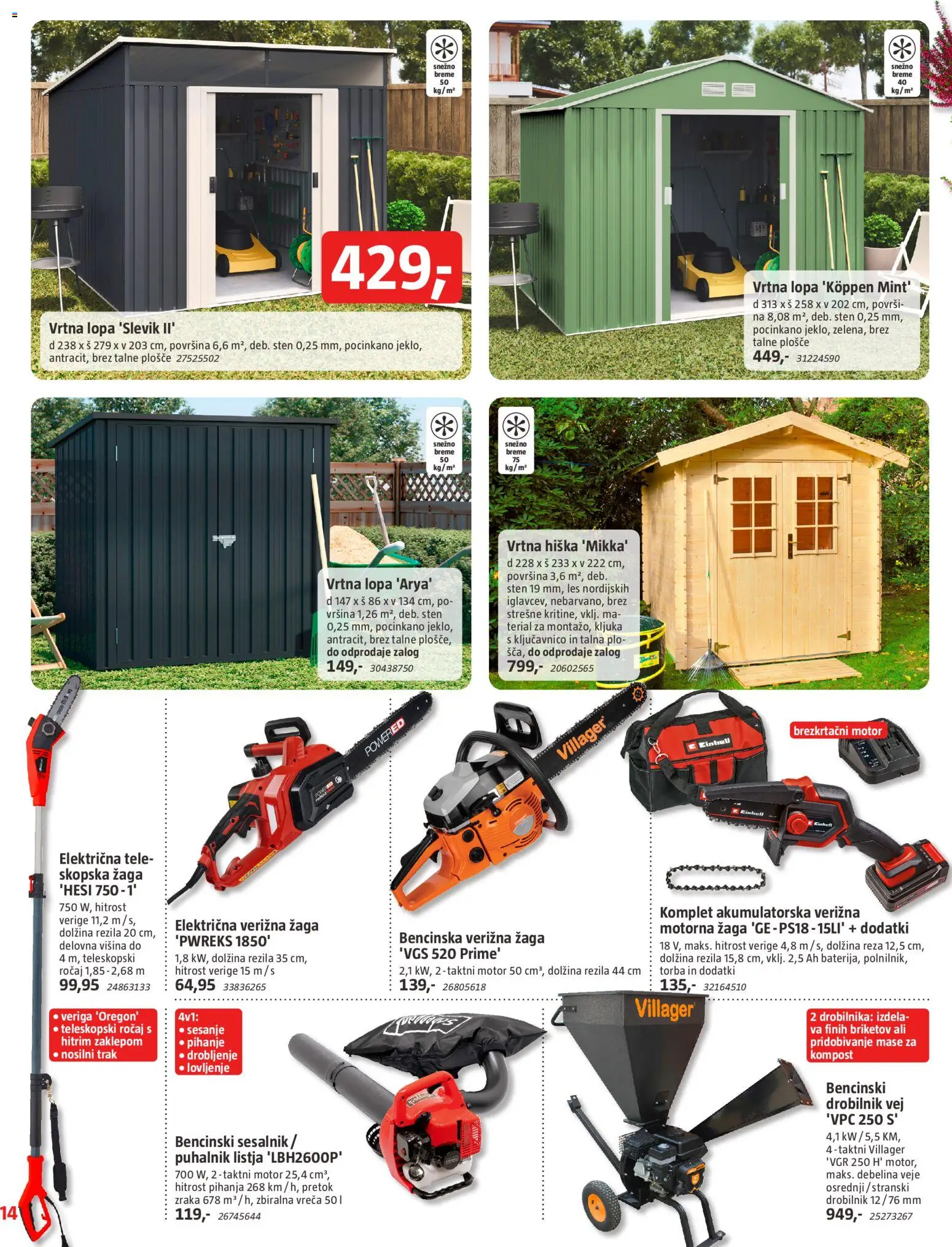 Novi Bauhaus katalog ponudbe – veljaven od 14.10.2026 | Stran: 14 | Izdelki: Torba, Kompost, Kljuka, Sesalnik