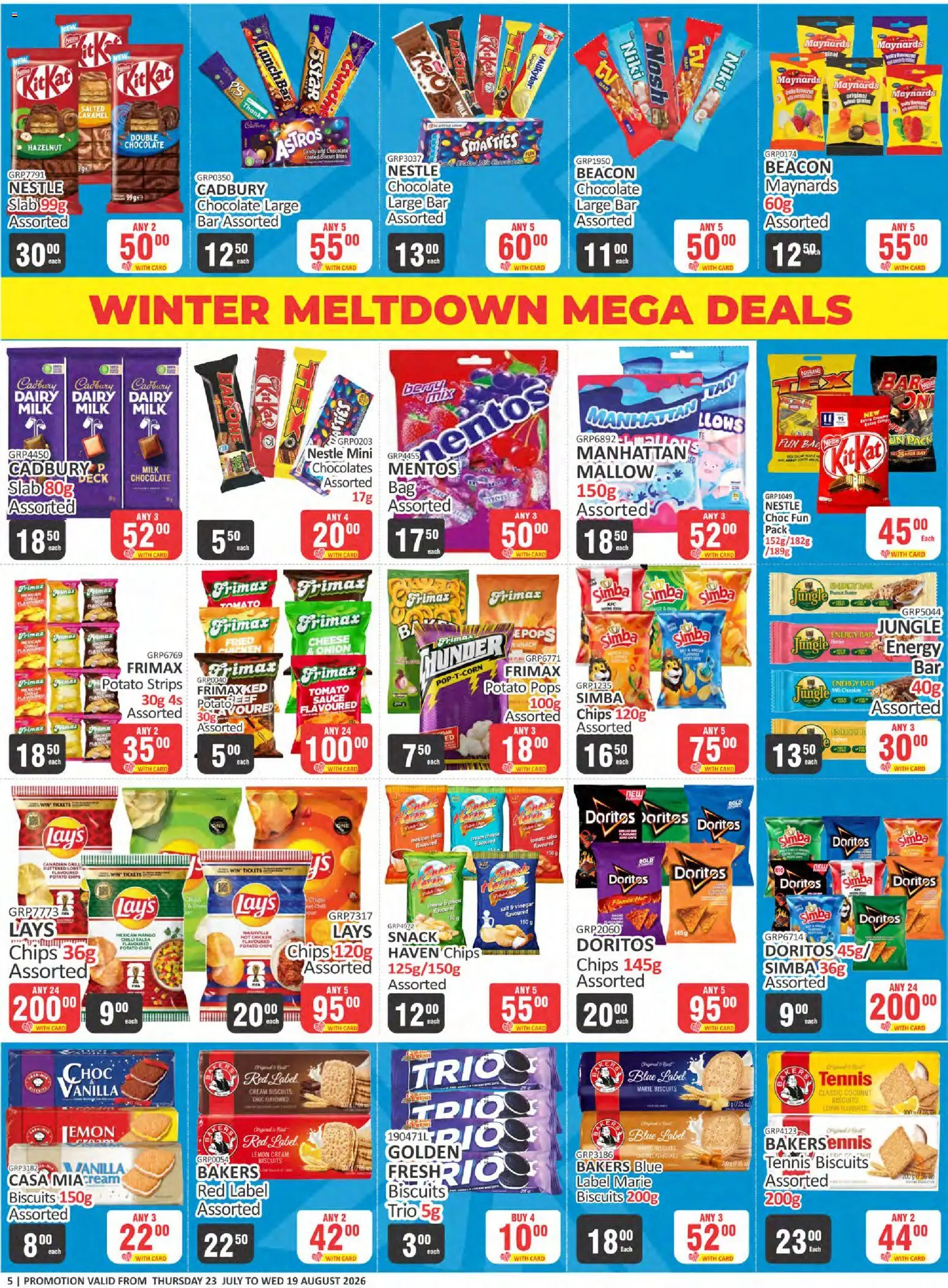 New KIT KAT Cash & Carry catalogue – valid from 23/07/2026 | Page: 5 | Products: Milk, Cheese, Vinegar, Cream