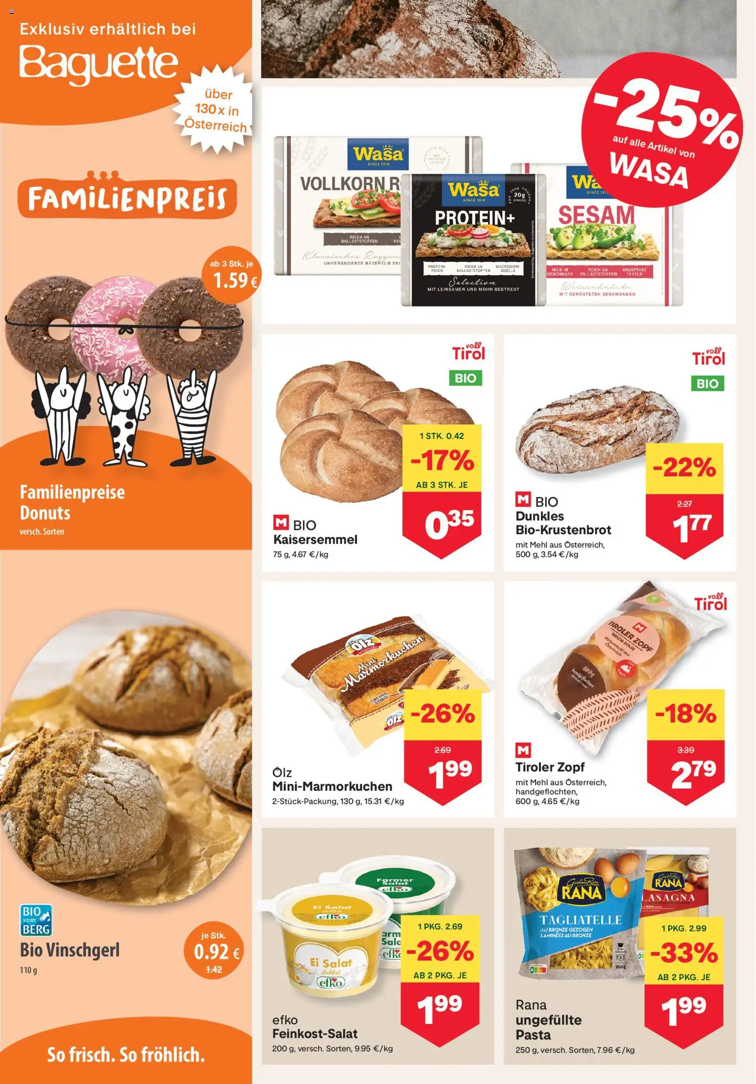 MPREIS Flugblatt gültig ab 03.09.2026 | Seite: 6 | Produkte: Salat, Baguette, Sesamsamen, Mehl