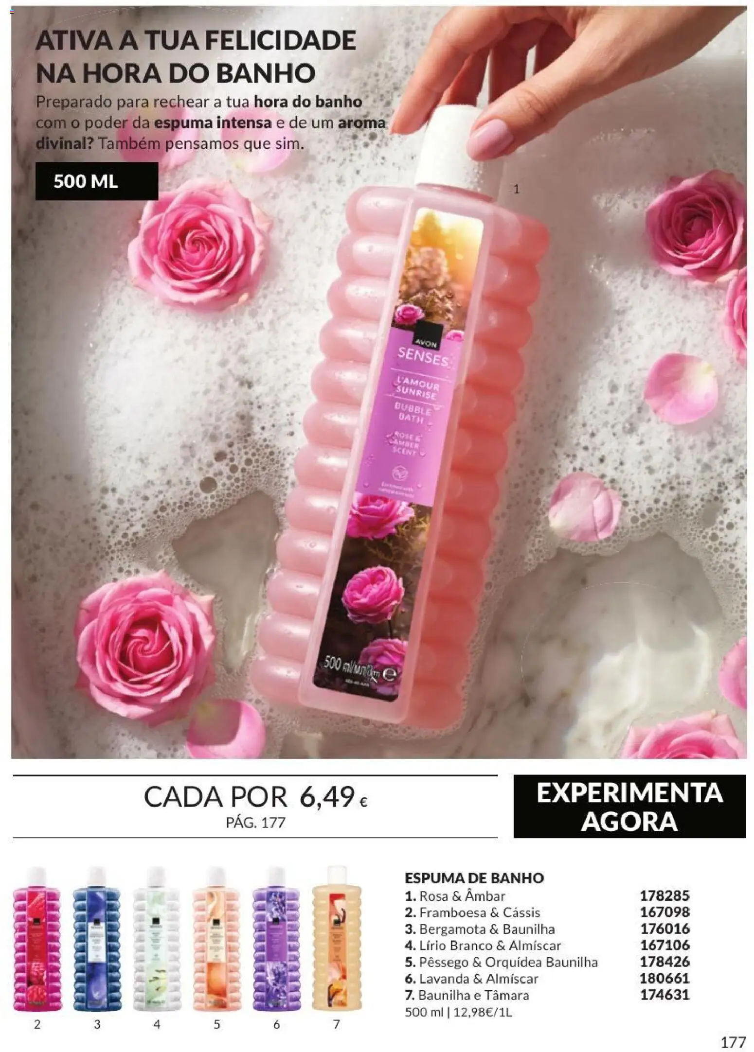 Catálogo Avon Campanha 9 │ válido de 01/09/2026 | Página: 177 | Produtos: Baunilha, Espuma de banho, Orquídea, Banho