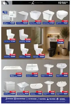 K. Carrim specials catalogue – valid from 29.05.2026 | Page: 10 | Products: Pedestal, Plate, Toilet, Basin