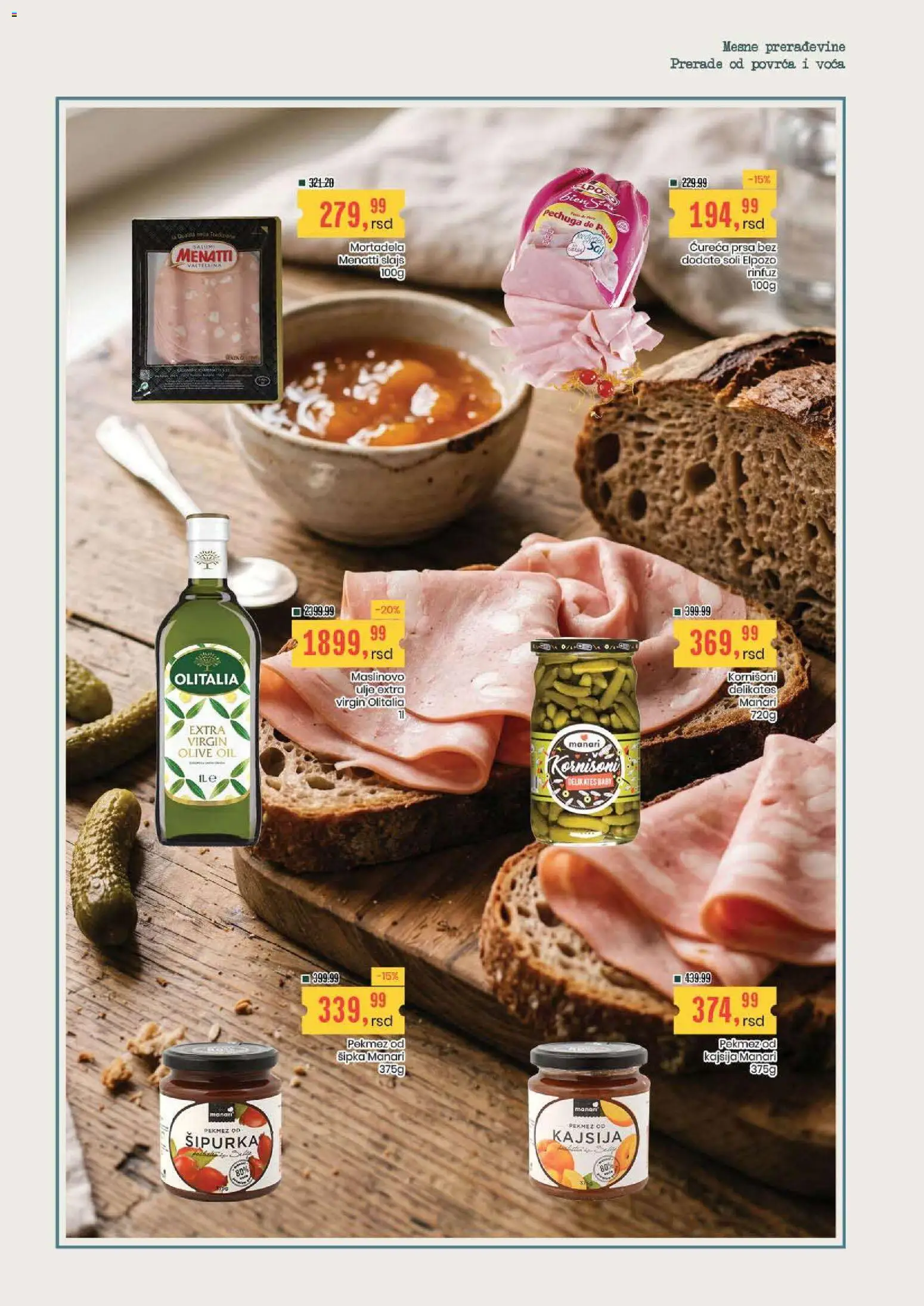 Aroma Market katalog - važi od 17.09.2026 | Strana: 20 | Proizvode: Kajsija, Mortadela, Ulje, Ćureća prsa
