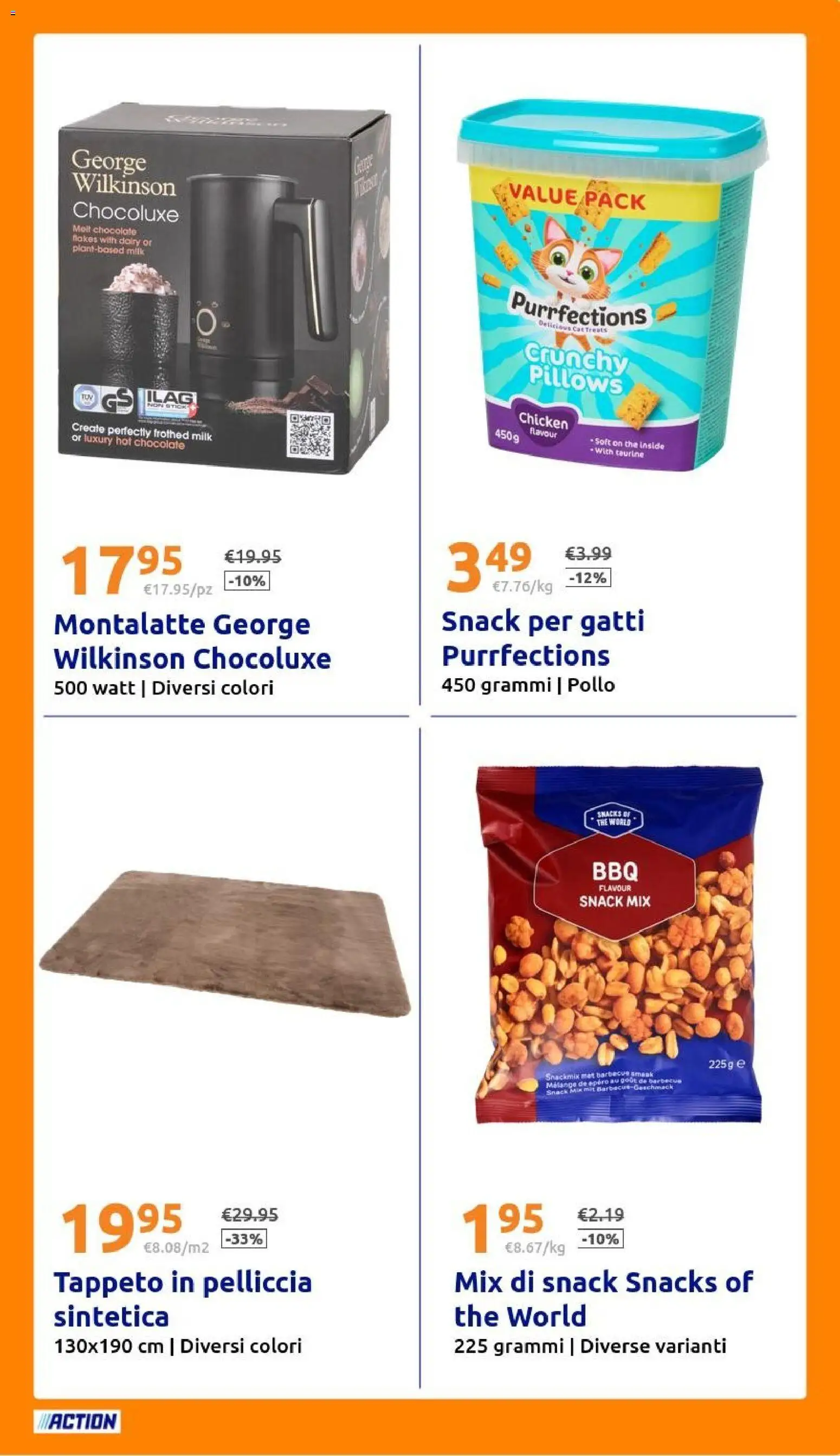 Volantino Action del 07/10/2026 | Pagina: 29 | Prodotti: Pollo, Barbecue, The, Tappeto