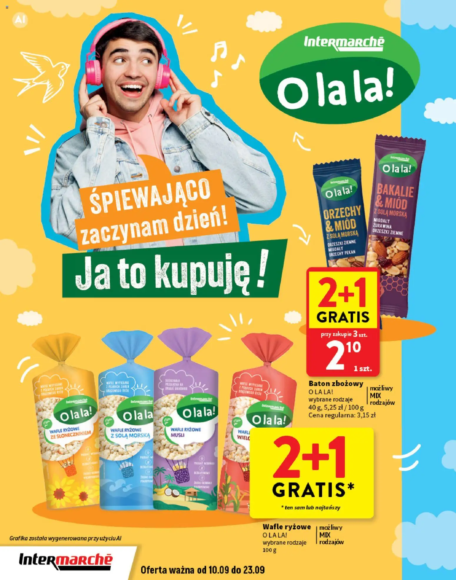Intermarche gazetka - O La La! Ja to kupuję! od 10.09.2026 | Strona: 2 | Produkty: Miód, Wafle, Wafle ryżowe, Bakalie