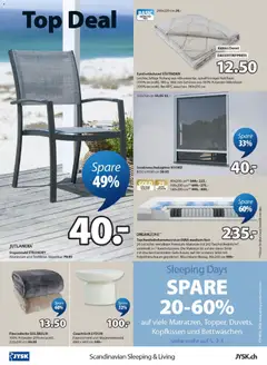 JYSK aktionen ab 12.05.2026 gültig | Seite: 16 | Produkte: Matratze, Couchtisch, Kopfkissen, Top