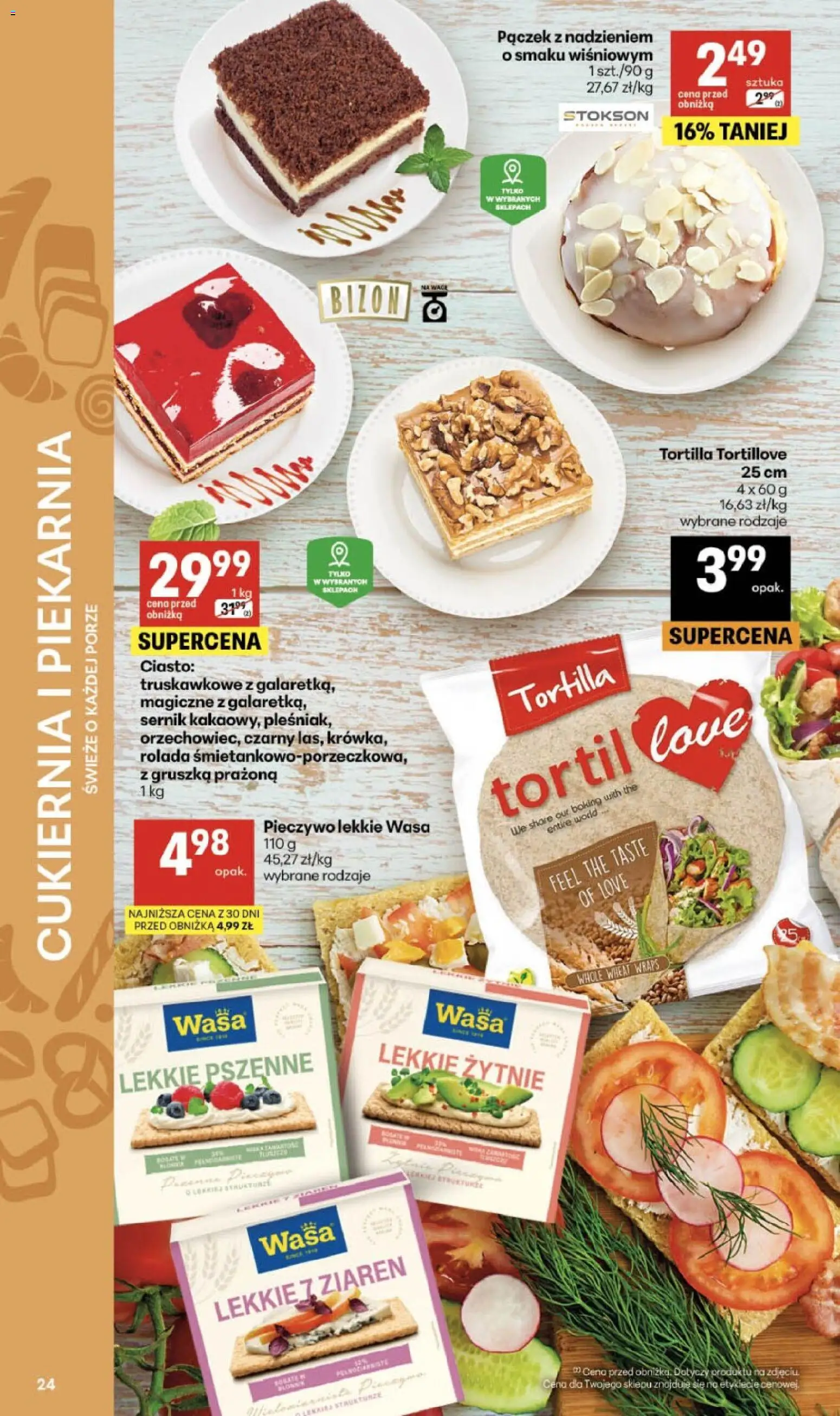 Delikatesy Centrum gazetka od 22.10.2026 | Strona: 24 | Produkty: Gruszka, Galaretka, Rolada, Pączek