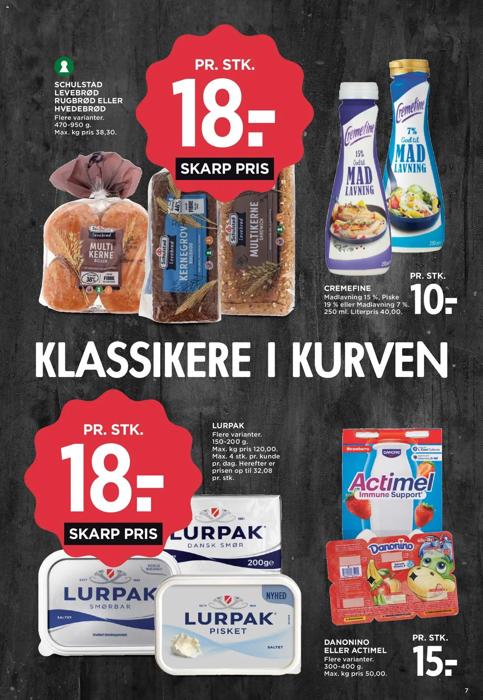 Meny tilbudsavis – gyldig fra 07/08/2026 | Side: 7 | Produkter: Smør, Rugbrød