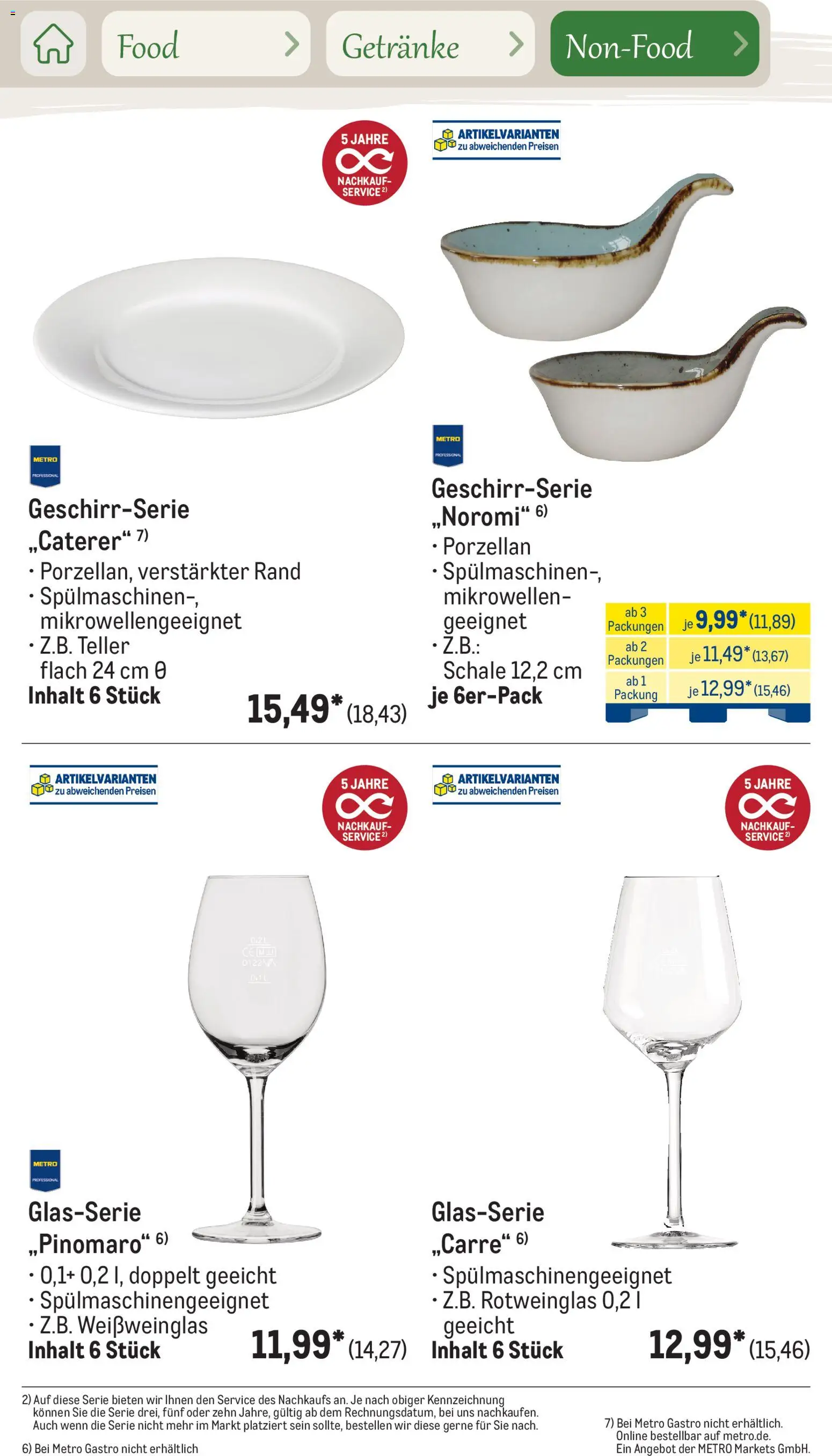 Metro Saisonkatalog Outdoor Dining – gültig ab 01.06.2026 | Seite: 92