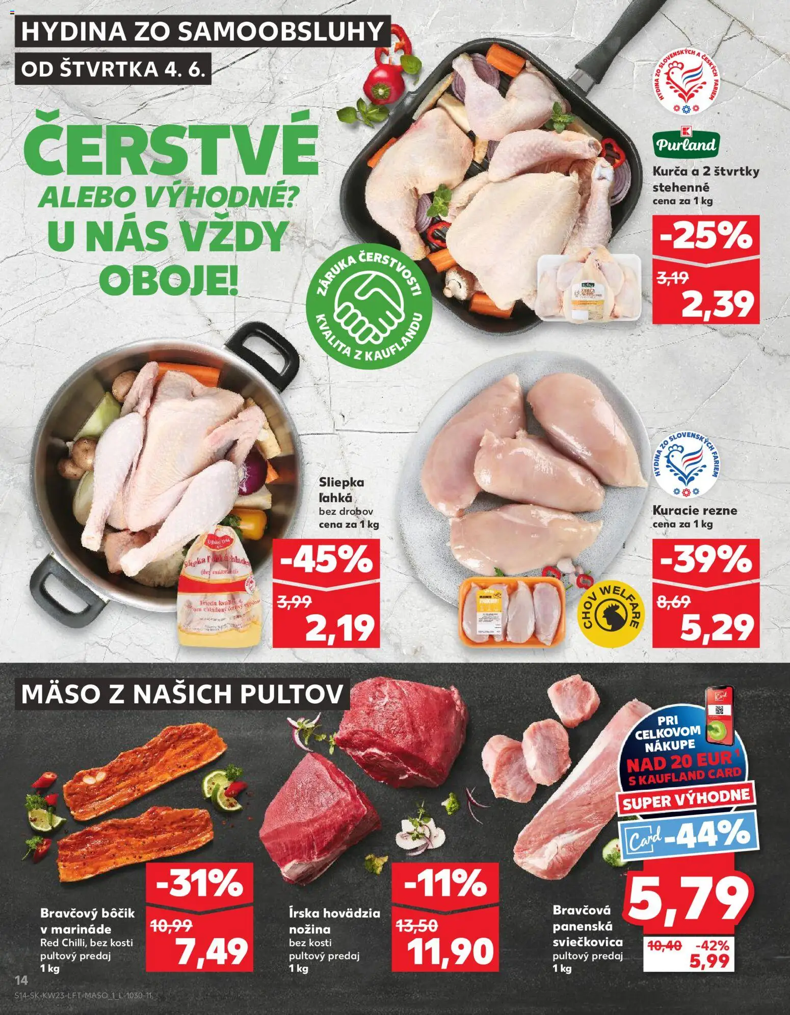 Kaufland SK akciós ujság - amely érvényes a következő dátumtól: 04.06.2026 | Oldal: 14