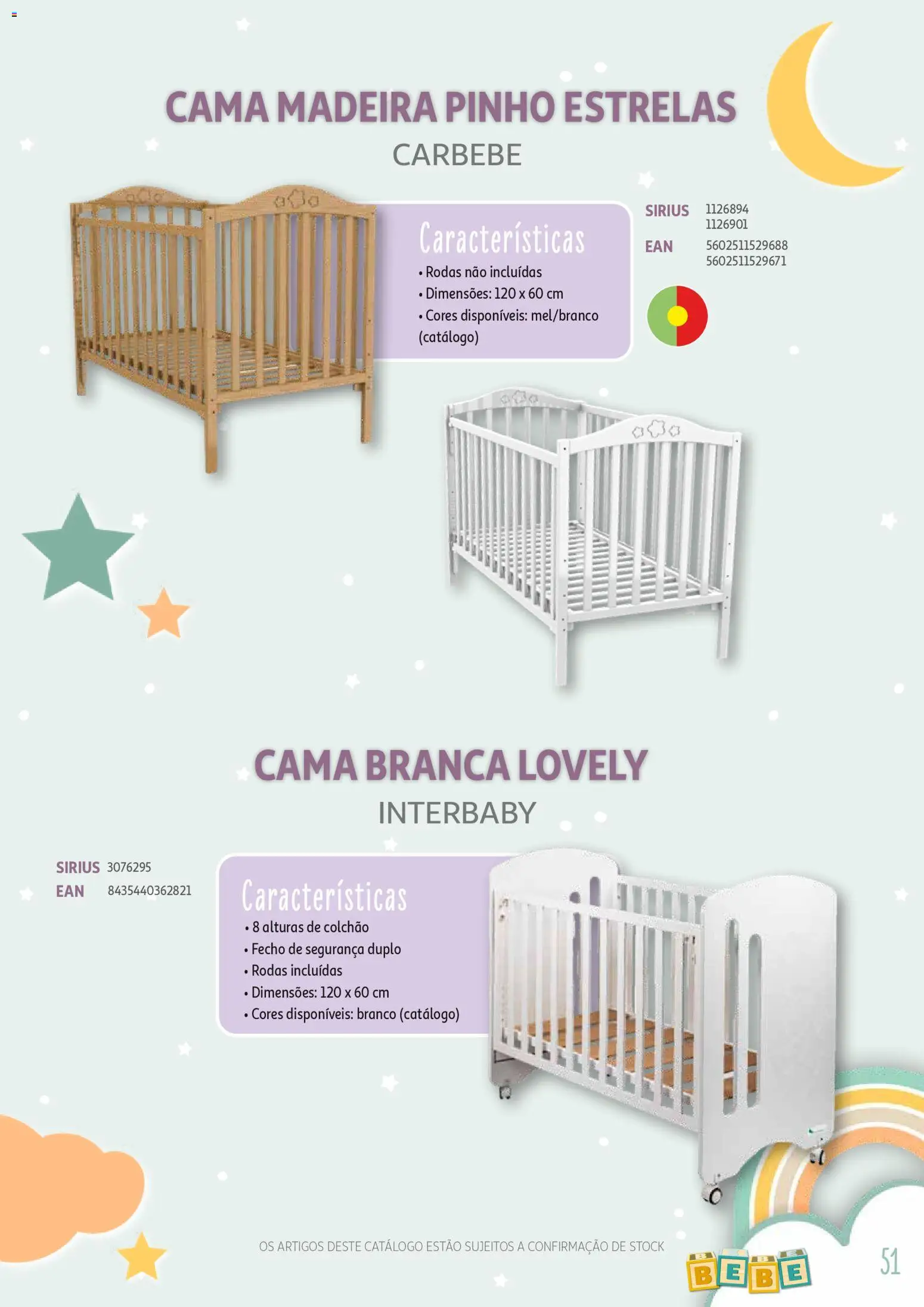Auchan - Catálogo Puericultura │ válido de 13/01/2026 | Página: 51 | Produtos: Cama, Colchão