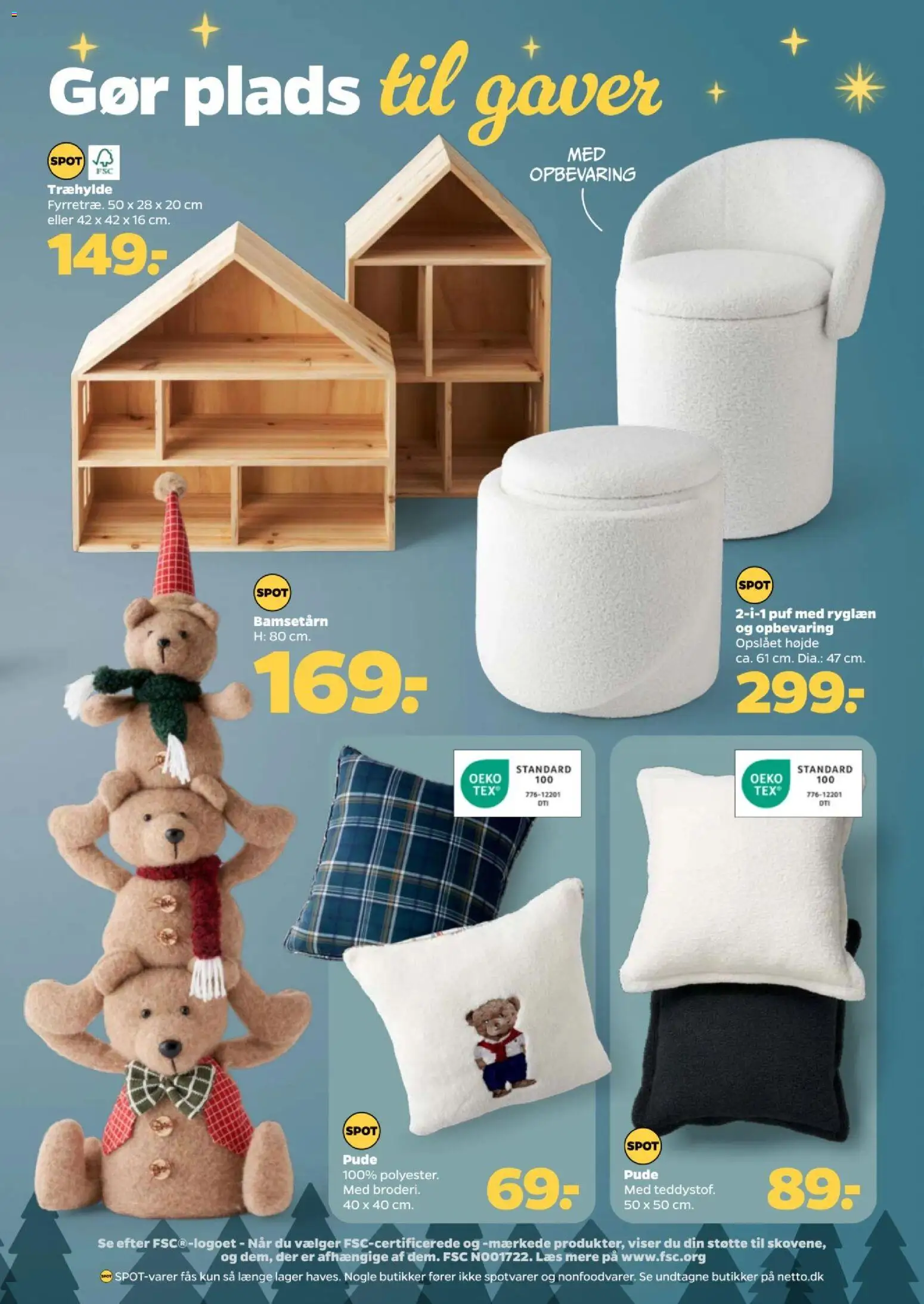 Netto tilbudsavis – gyldig fra 24/10/2026 | Side: 32 | Produkter: Pude, Puf
