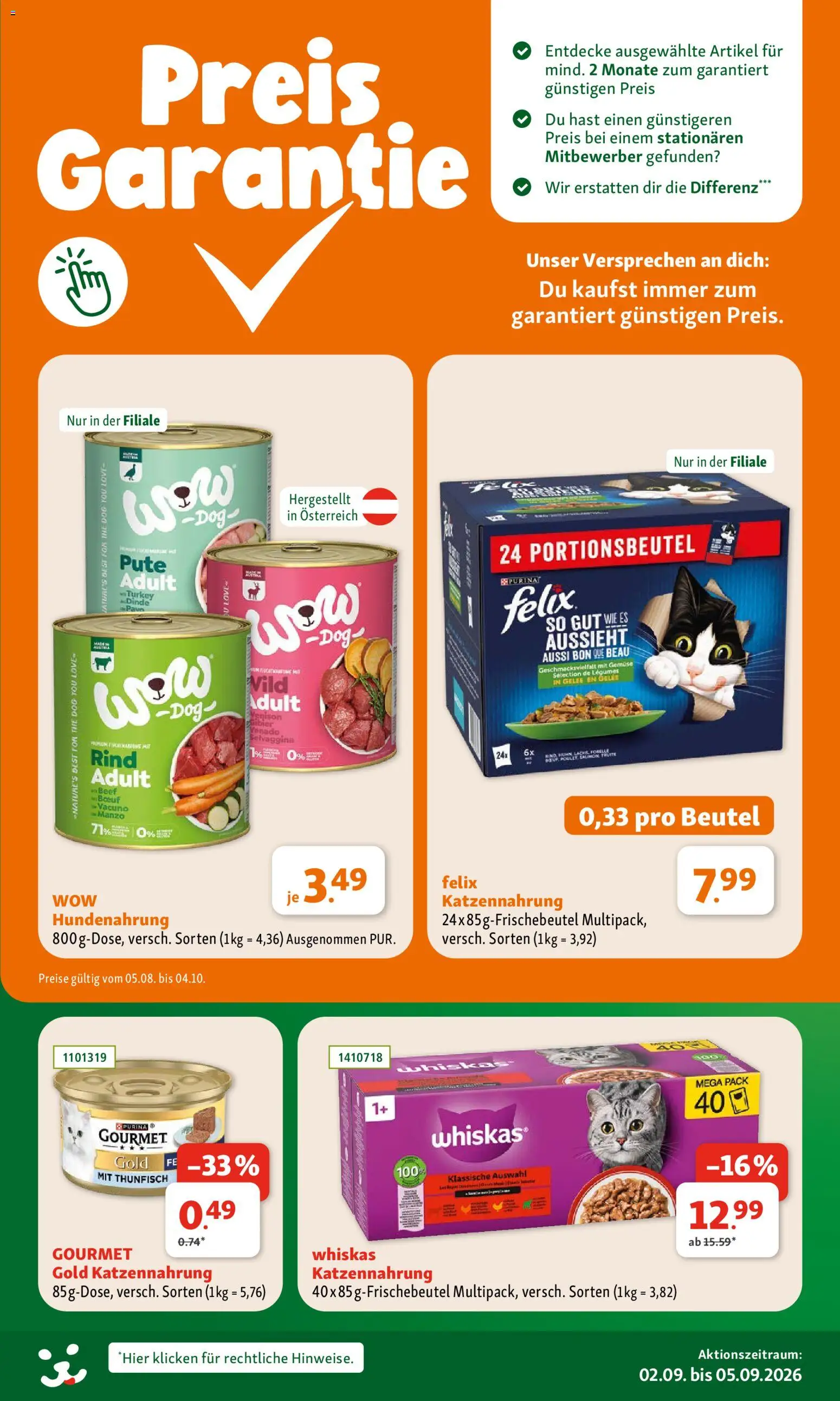 Fressnapf Flugblatt gültig ab 02.09.2026 | Seite: 3 | Produkte: Gemüse