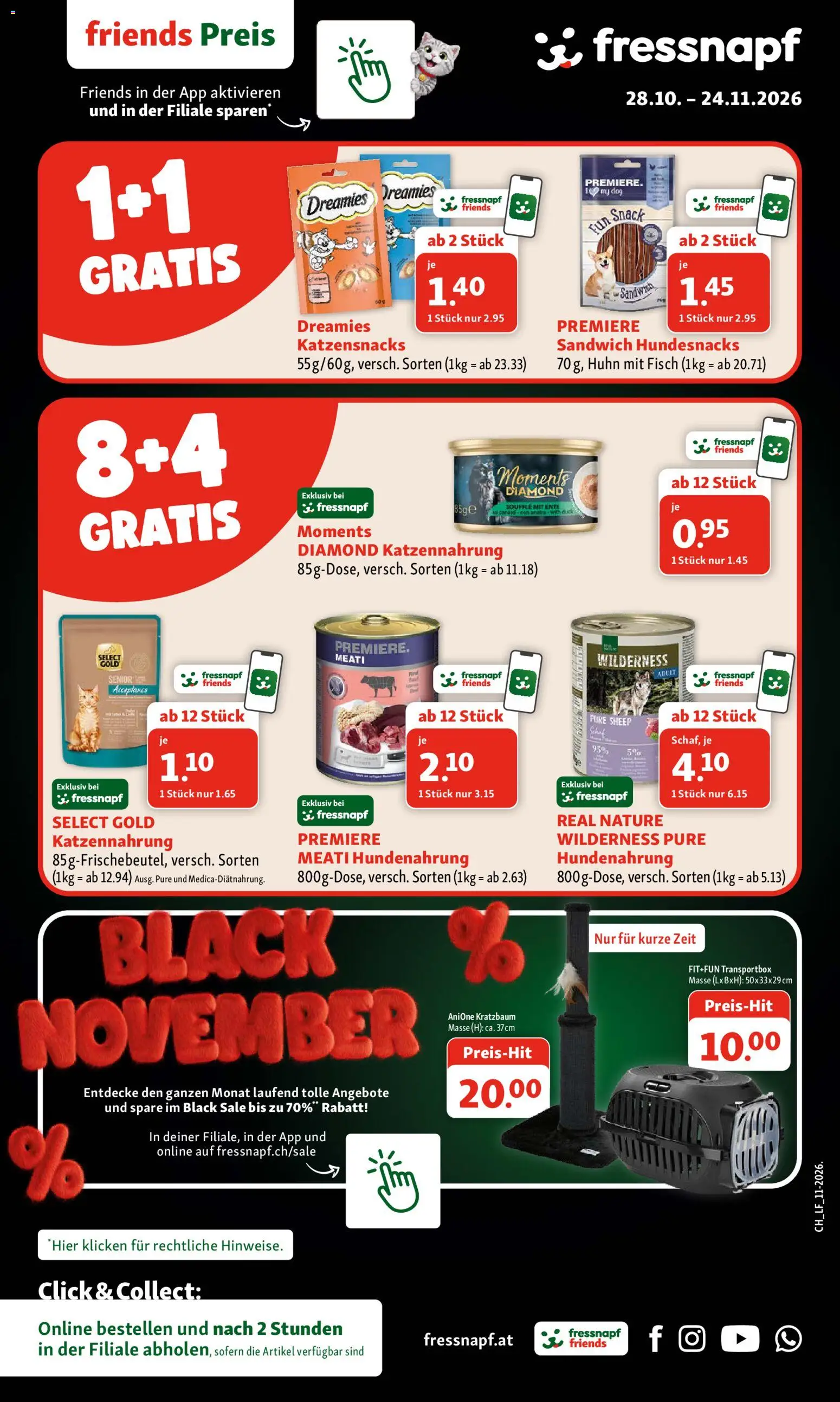 Fressnapf Black November – gültig ab 28.10.2026 | Seite: 8 | Produkte: Fisch