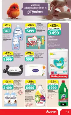 Auchan akciós újság - amely érvényes a következő dátumtól: 21.05.2026 | Oldal: 43
