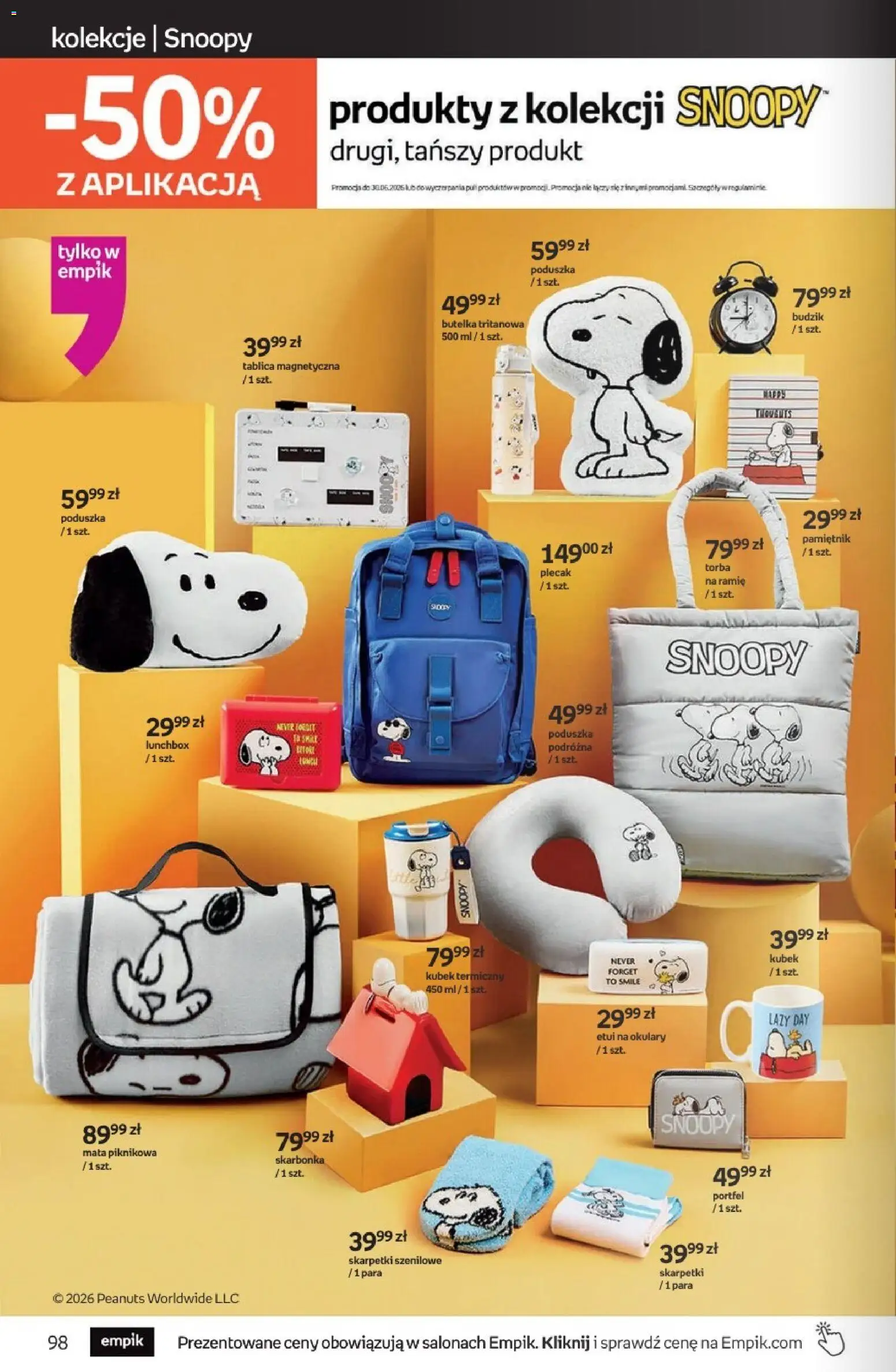 Empik promocje od 17.06.2026 | Strona: 98 | Produkty: Plecak, Skarpetki, Torba, Poduszka