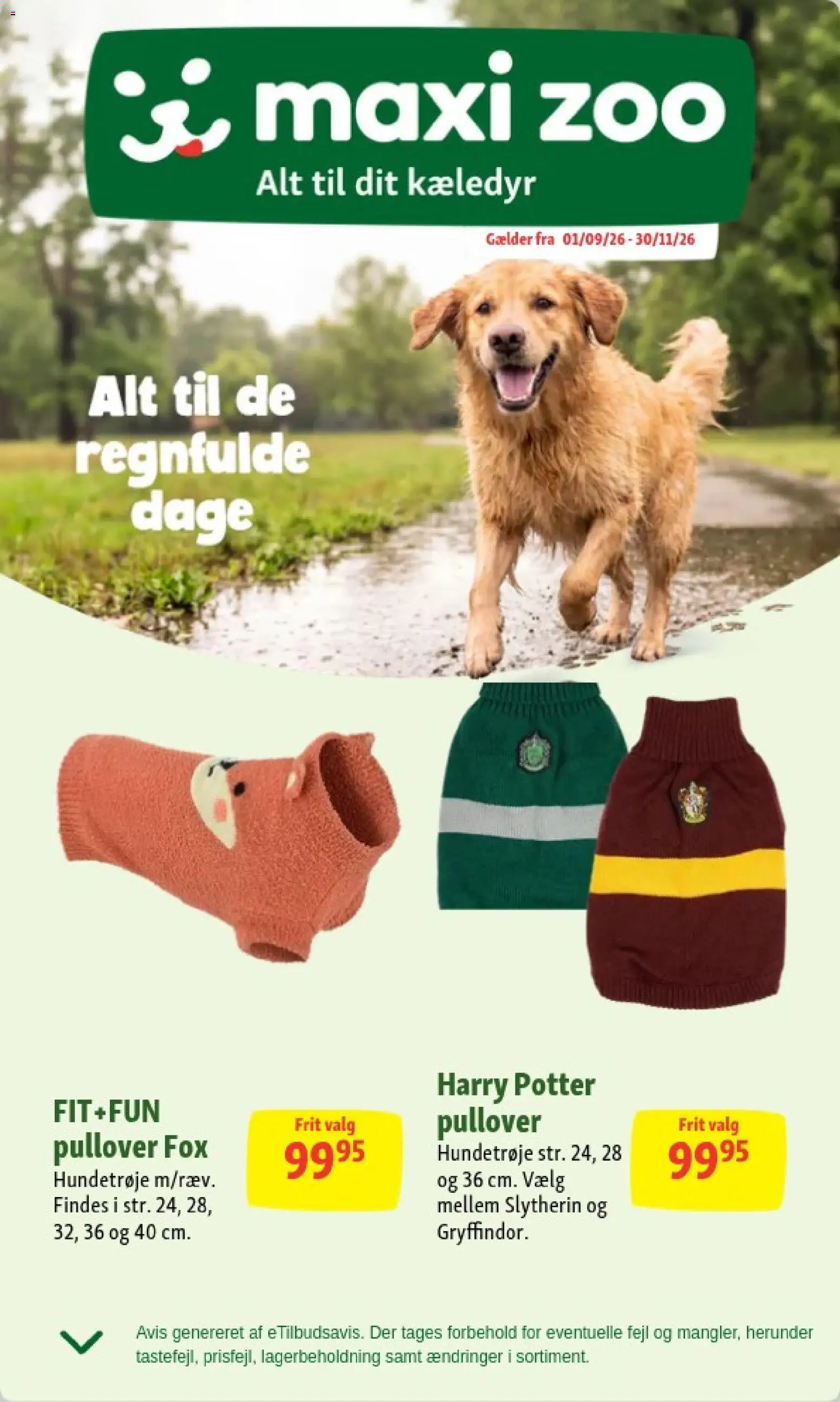 Maxi Zoo tilbudsavis – gyldig fra 19/10/2026 | Side: 1