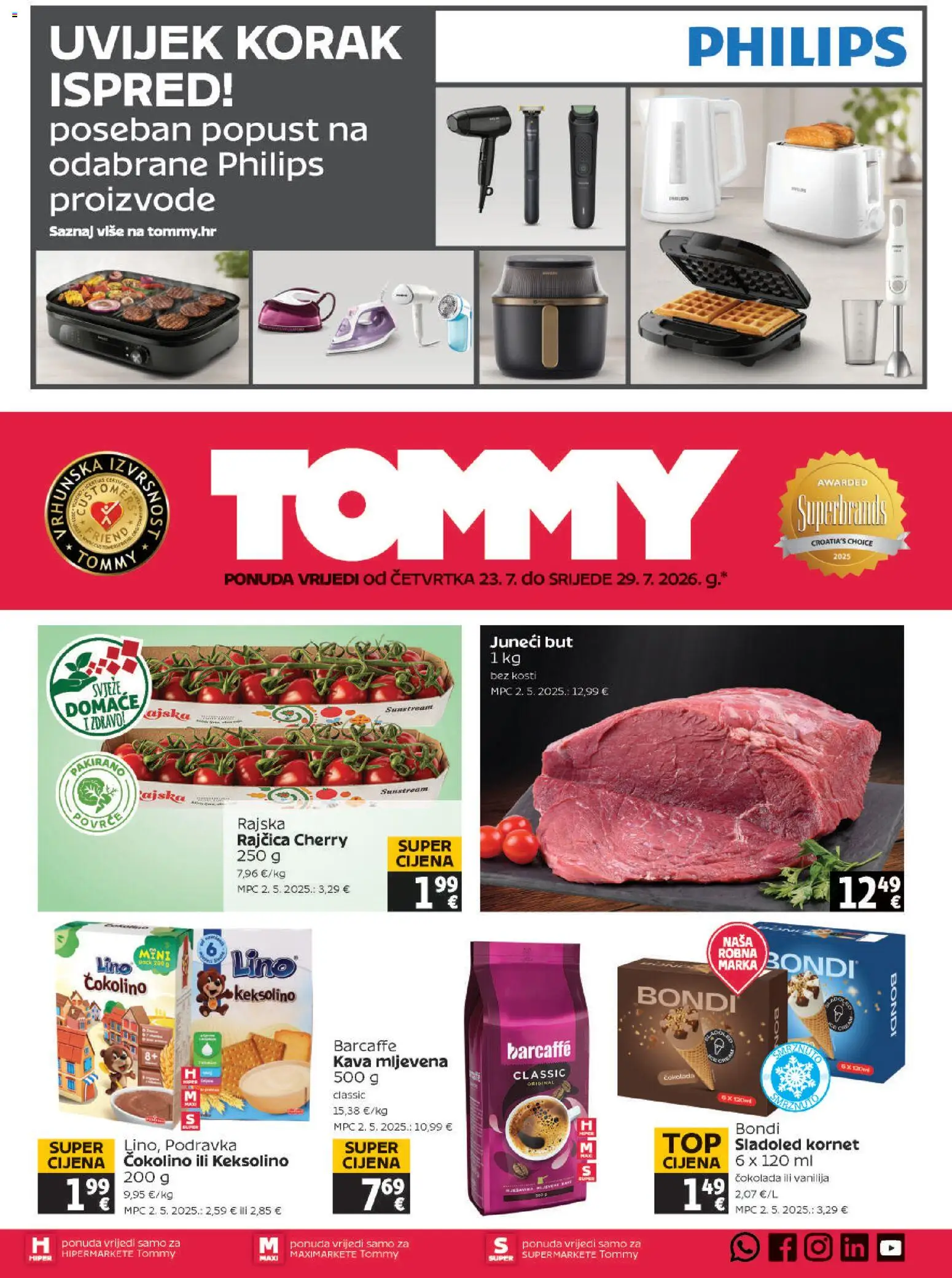 Tommy Katalog novi od 23.07.2026 > prelistaj akcije catalogue cover