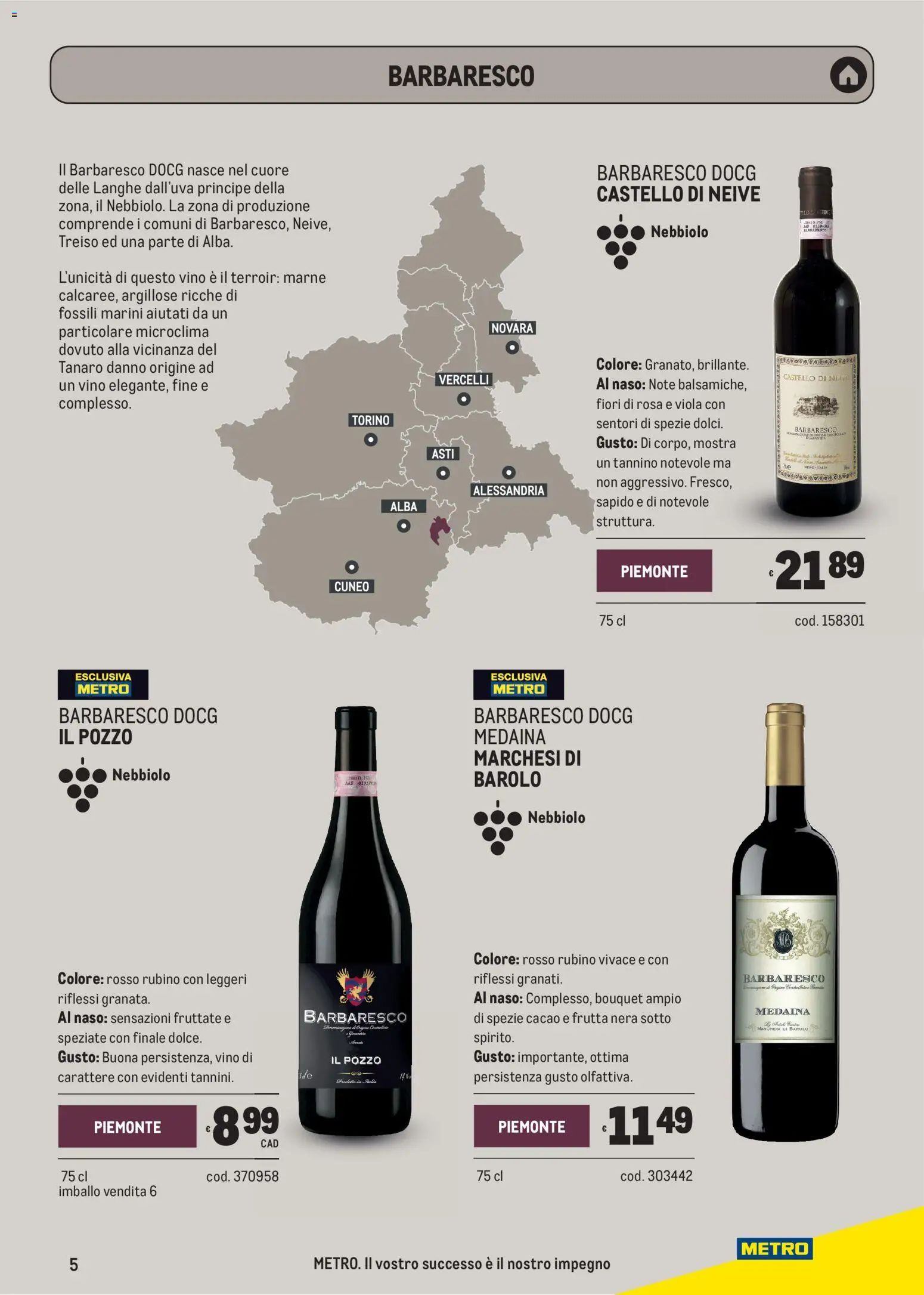 Volantino Metro del 24/09/2026 | Pagina: 5 | Prodotti: Spezie, Frutta, Fiori, Cacao