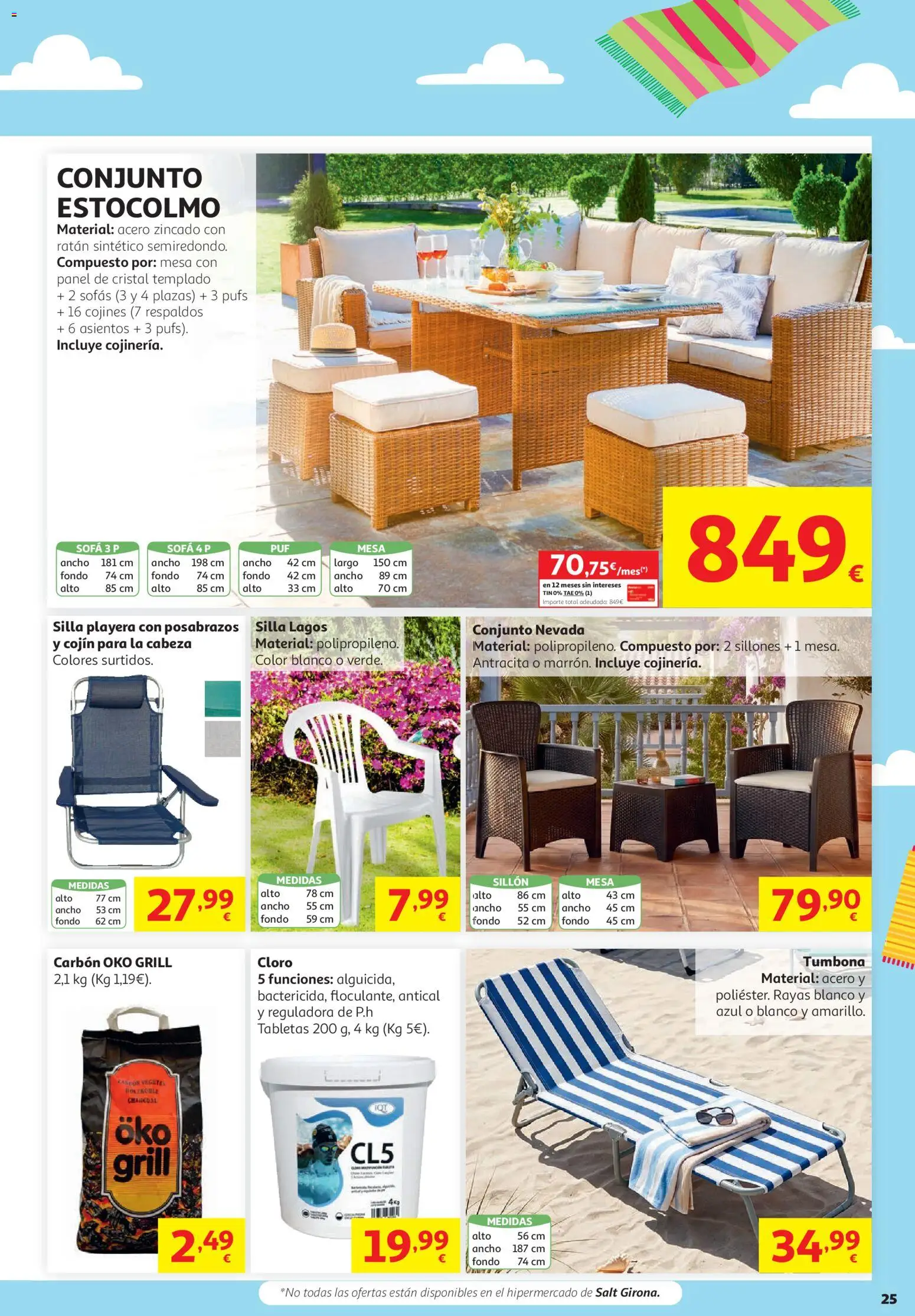 Alcampo - HP Nacional │ válido desde el 16.06.2026 | Página: 25 | Productos: Sofá, Sillón, Mesa, Silla