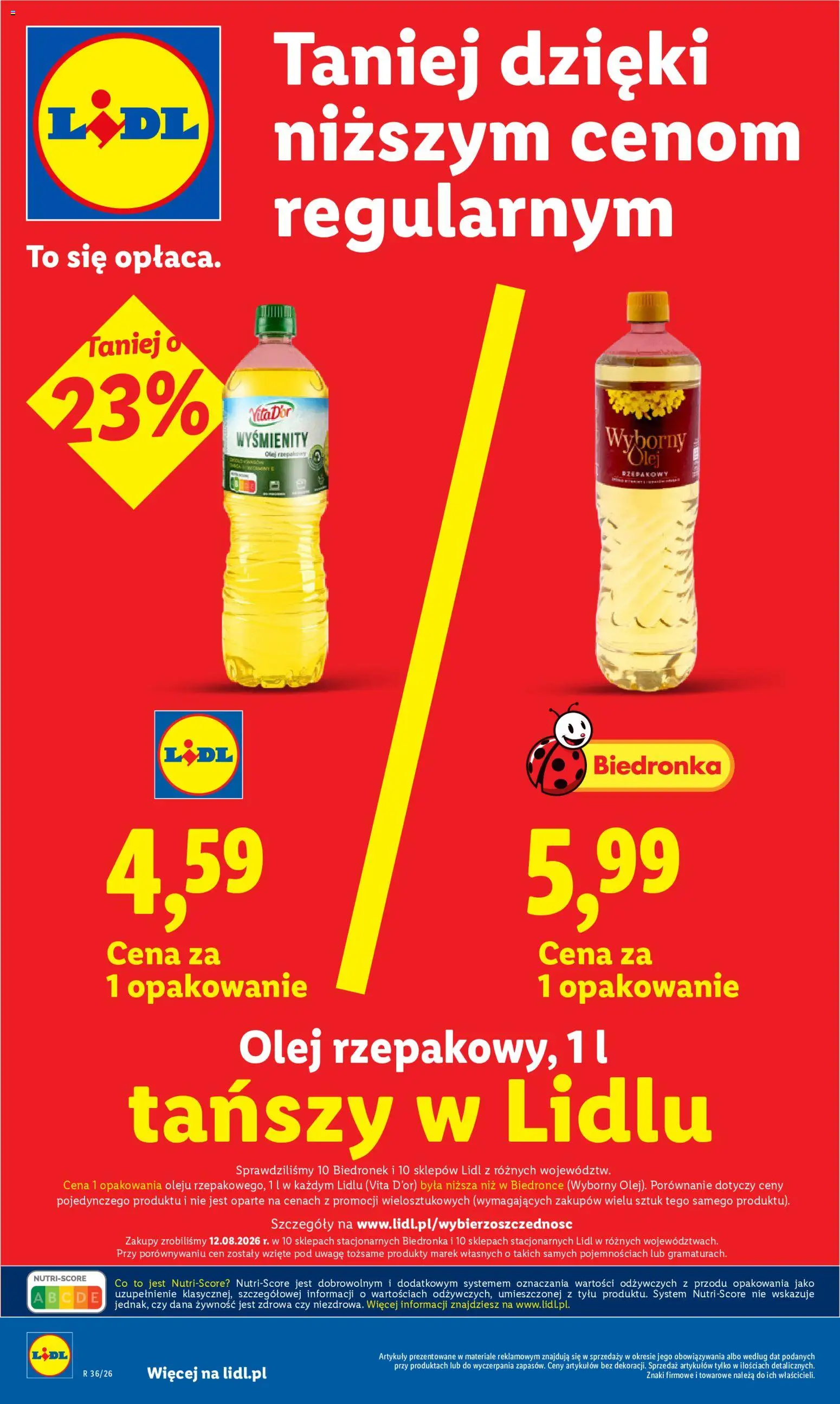 Lidl Polsko leták od 31.08.2026 | Strana: 6 | Produkty: Olej