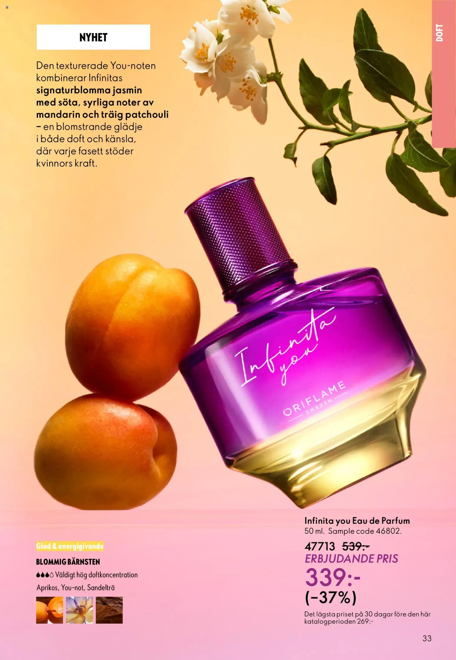 Oriflame reklamblad aktuell från 11.03.2026 | Sida: 33 | Produkter: Doft