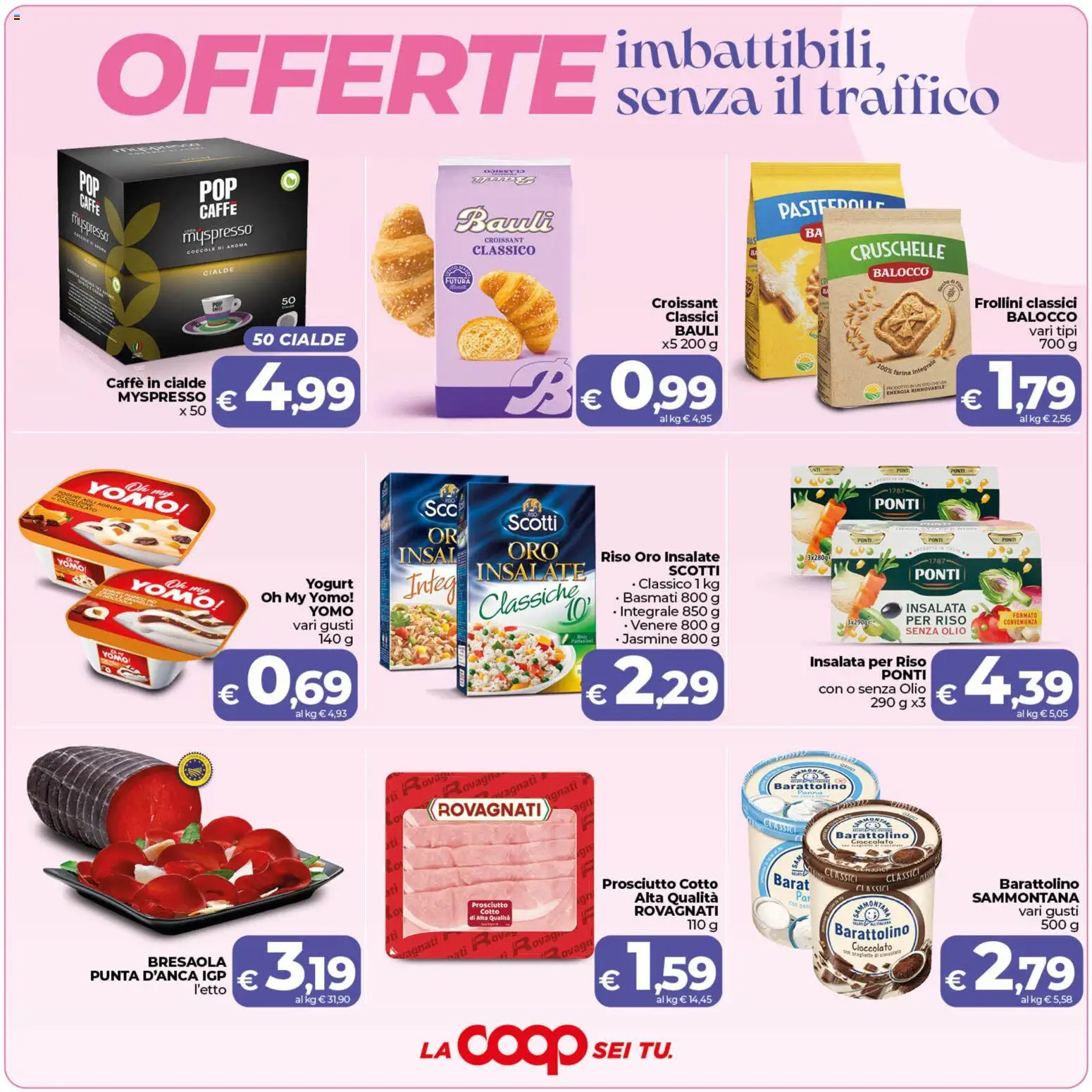 Volantino COOP del 19.05.2026 | Pagina: 2 | Prodotti: Yogurt, Caffè, Olio, Farina