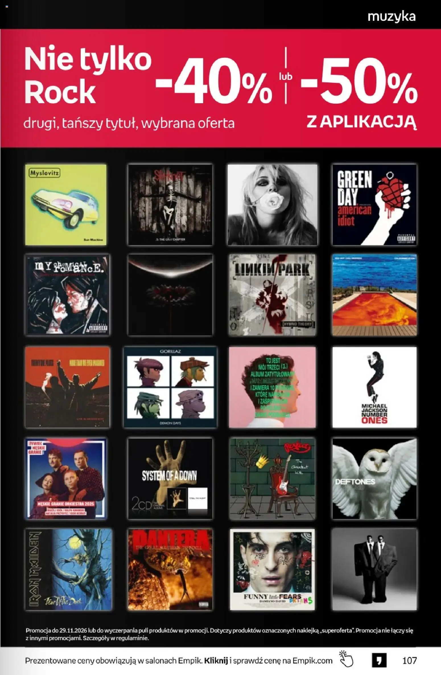 Empik promocje - Tom kultury Muzyka od 28.10.2026 | Strona: 13