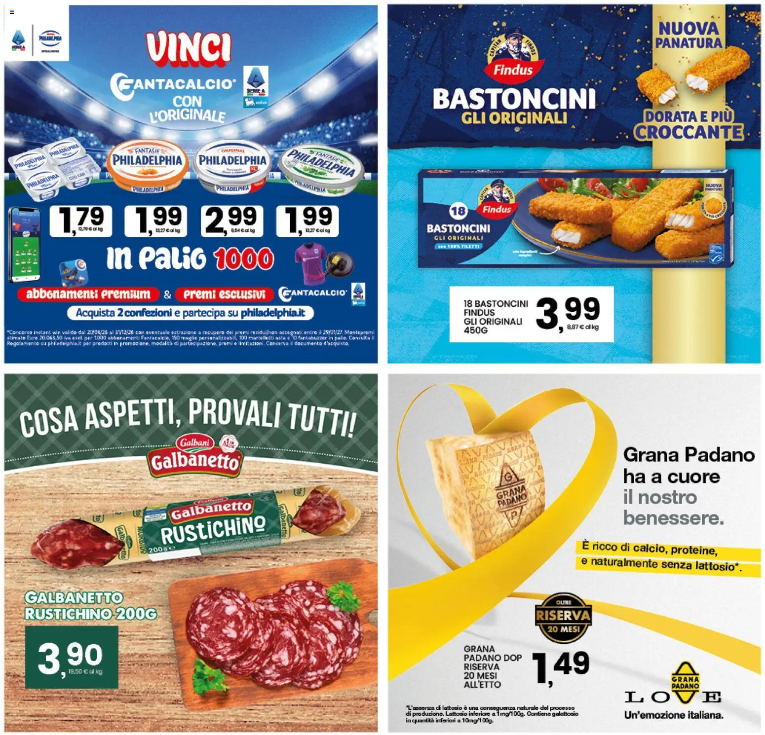 Volantino Interspar del 21/09/2026 | Pagina: 28 | Prodotti: Grana Padano, Senza lattosio