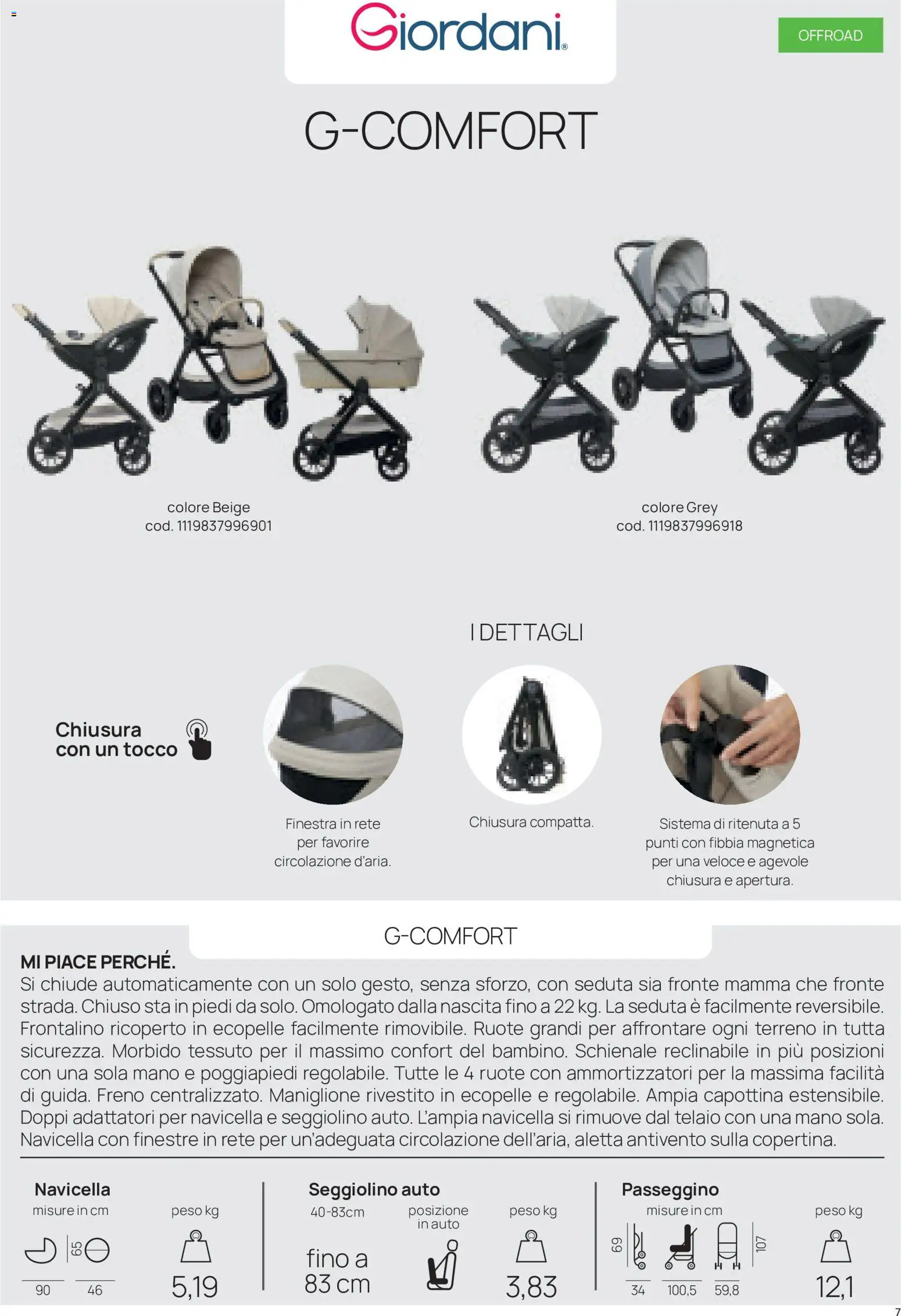 Volantino Prenatal del 16/09/2026 | Pagina: 7 | Prodotti: Poggiapiedi, Passeggino, Seggiolino