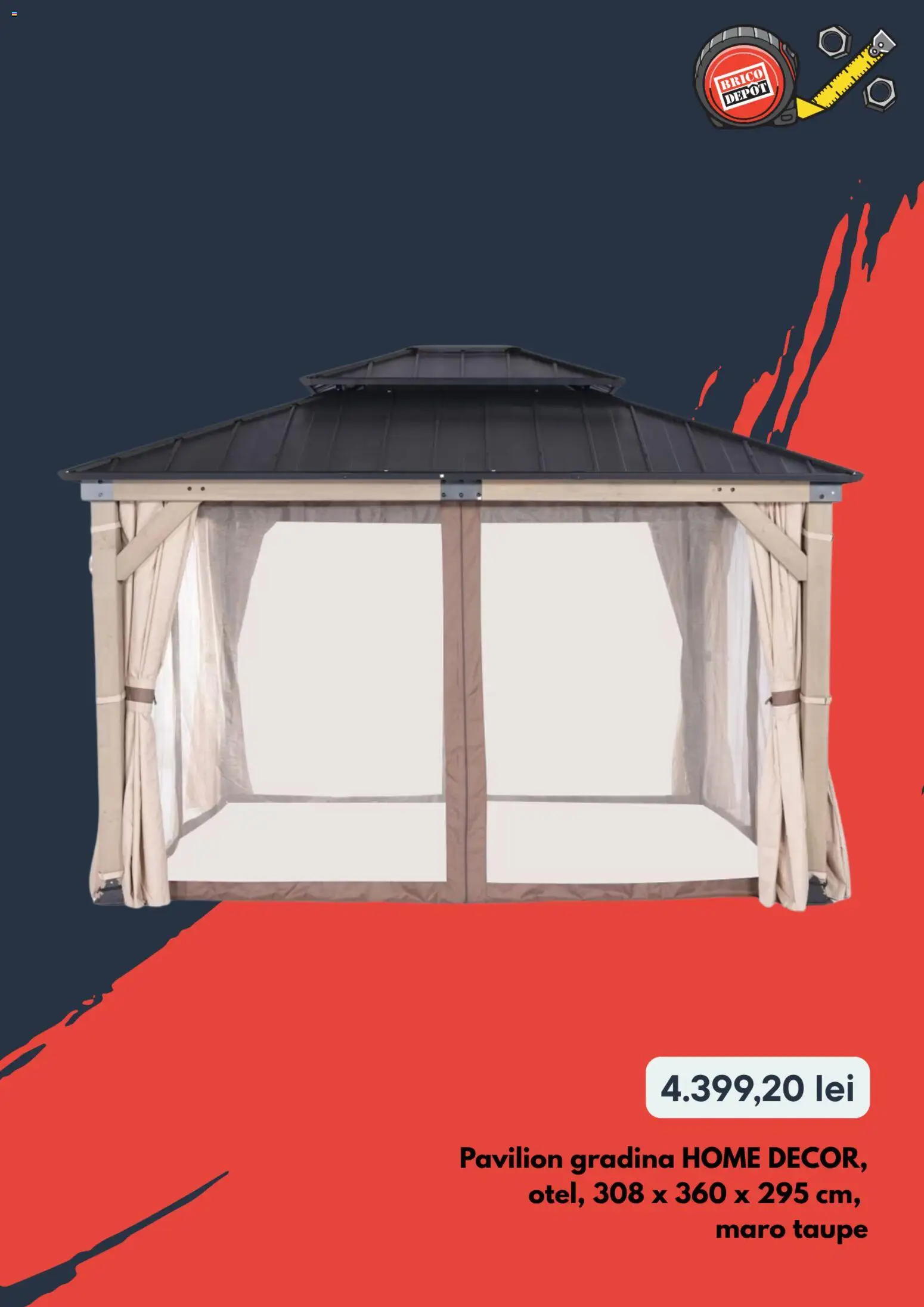 Noul catalog Brico Depot – valabil de la 20.08.2026 | Pagină: 5 | Produse: Gradina, Pavilion