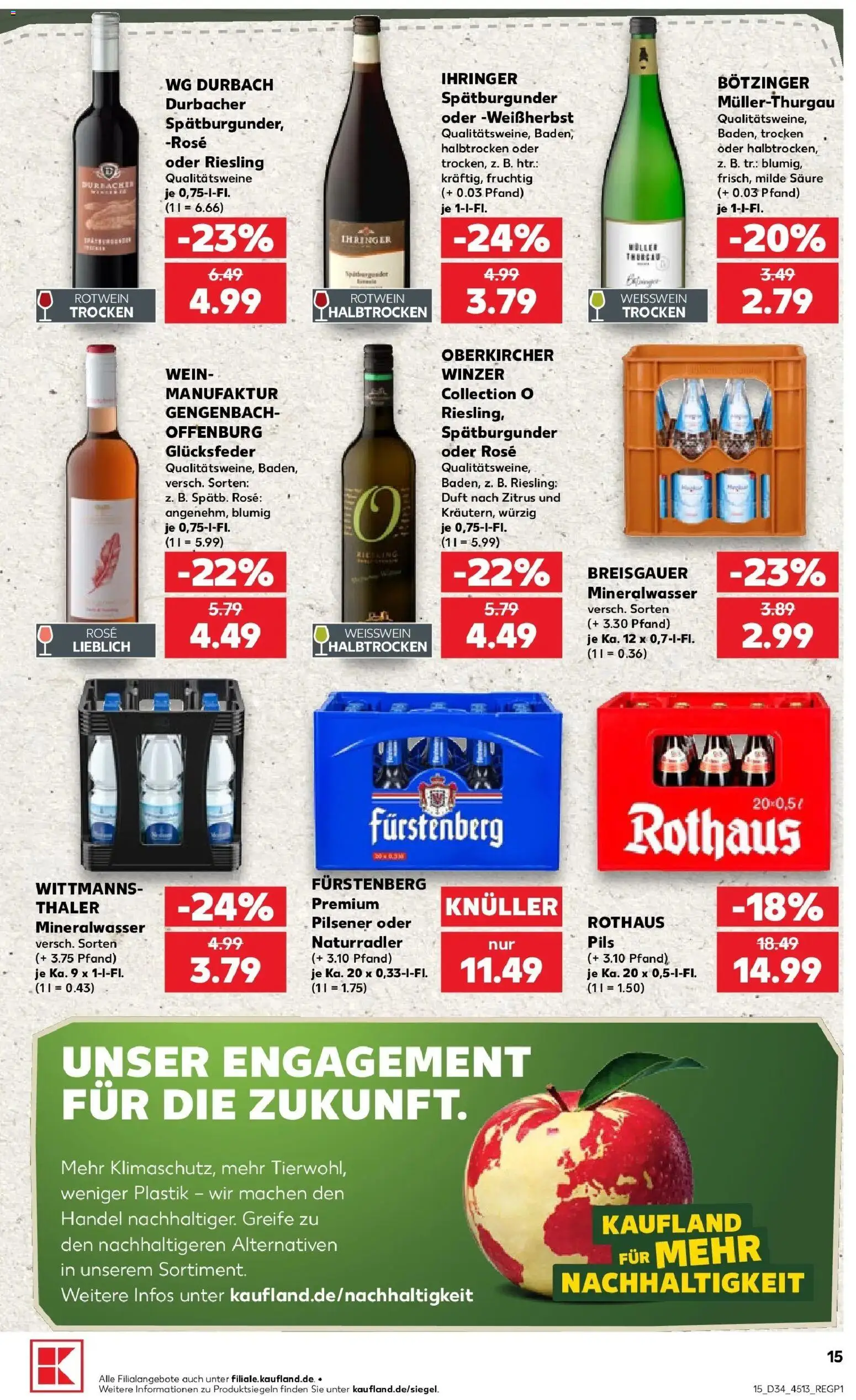 Prospekt Kaufland ab 17.08.2026 » Angebote Online zum Blättern | Seite: 26 | Produkte: Weißwein, Rotwein, Duft, Mineralwasser