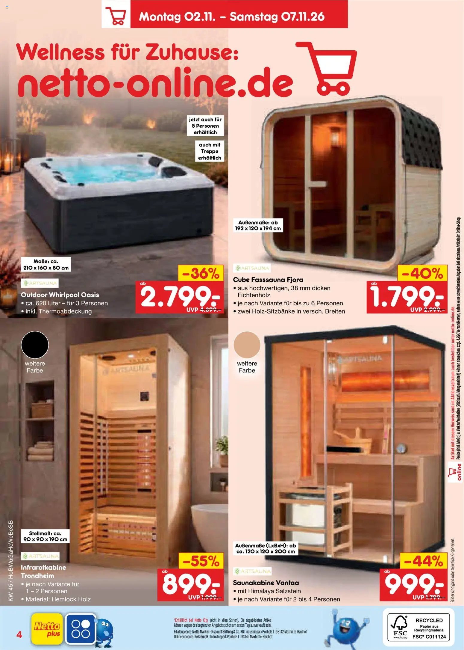 Netto Marken-Discount Prospekt – gültig ab 02.11.2026 | Seite: 43 | Produkte: Bilder