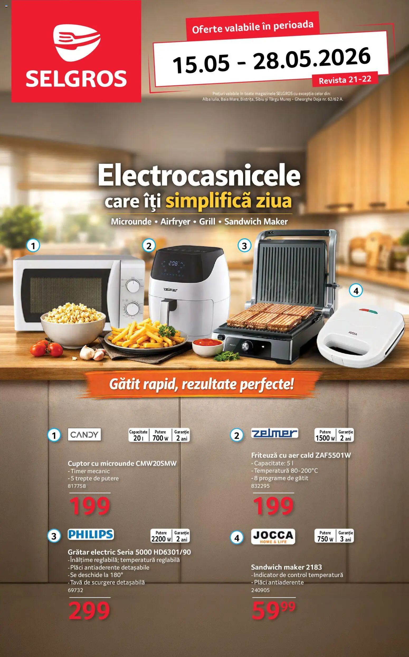 Noul catalog Selgros – valabil de la 15.05.2026 | Pagină: 1 | Produse: Enginar, Ginseng, Grill, Friteuză