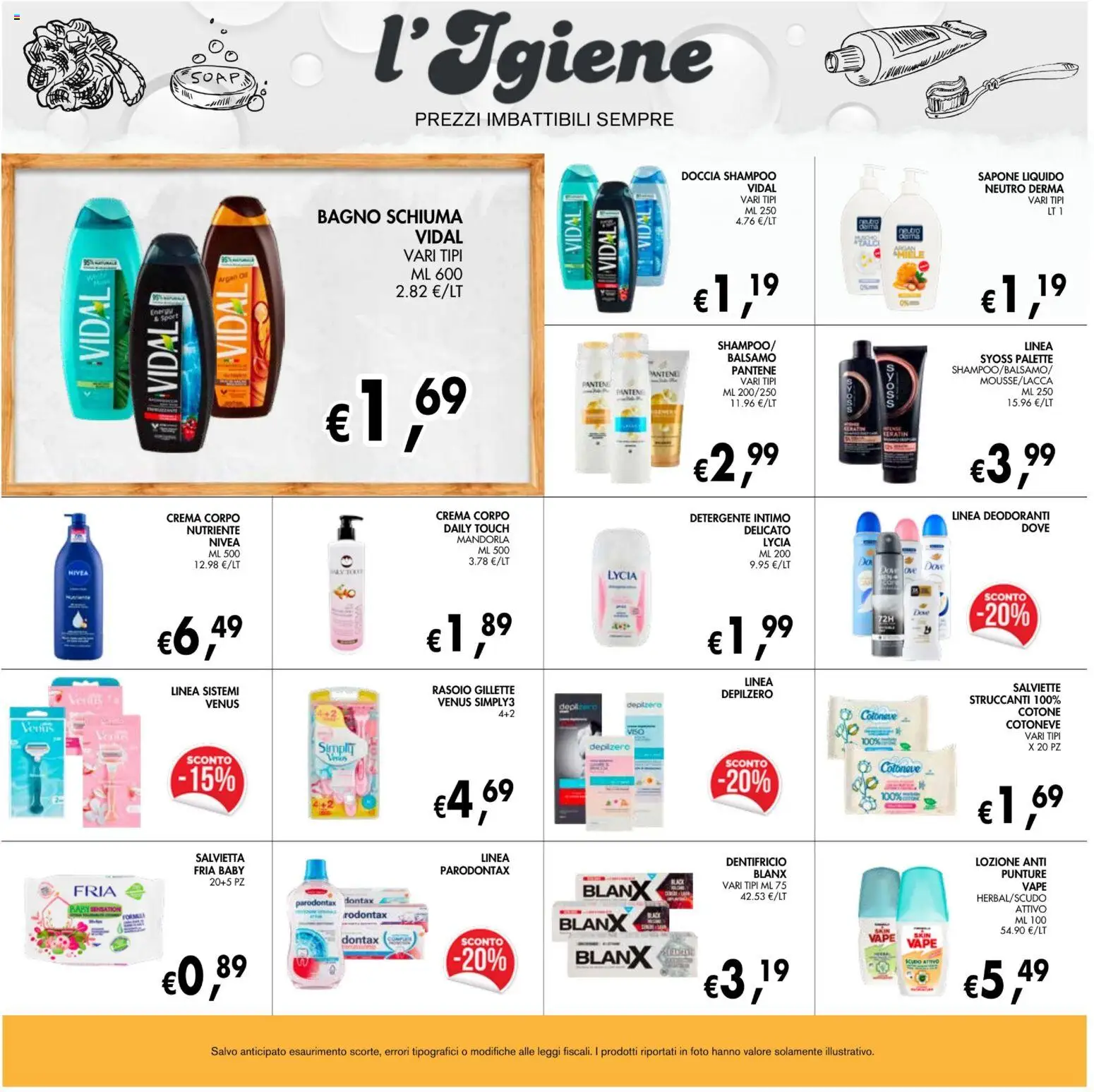 Volantino Coal del 13/08/2026 | Pagina: 21 | Prodotti: Sapone, Dentifricio, Detergente, Doccia