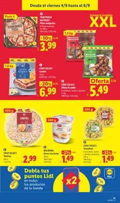 Vista previa CHEF SELECT Alitas de pollo, 2 variedades: suaves o picantes. 1,2 kg válido desde el 31/08/2026 | Página: 27