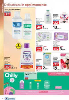 Anteprima del volantino Carrefour volantino Iper Bellezza - Torino valido a partire dal 10/07/2026 | Pagina: 22 | Prodotti: Carta igienica, Detergente, Slip, Gonna