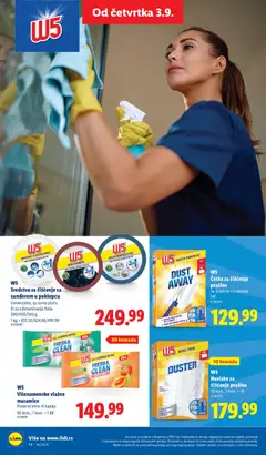 Lidl katalog - pregled Lidl kataloga - važi od 03.09.2026 | Strana: 42 | Proizvode: Maramice, Miris, Četka, Vlažne maramice