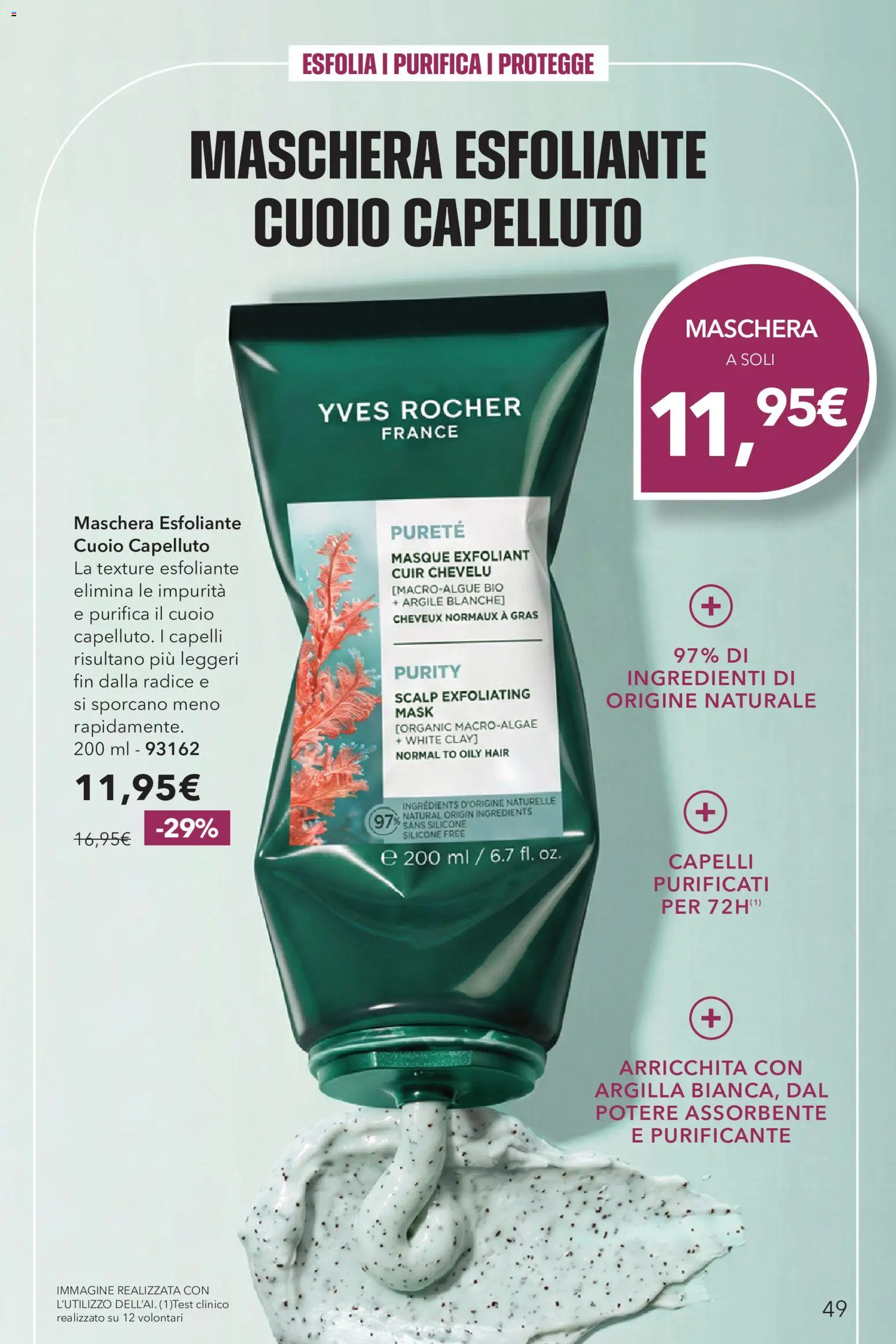 Volantino Yves Rocher del 20/10/2026 | Pagina: 49 | Prodotti: Maschera, Ingredienti, Silicone