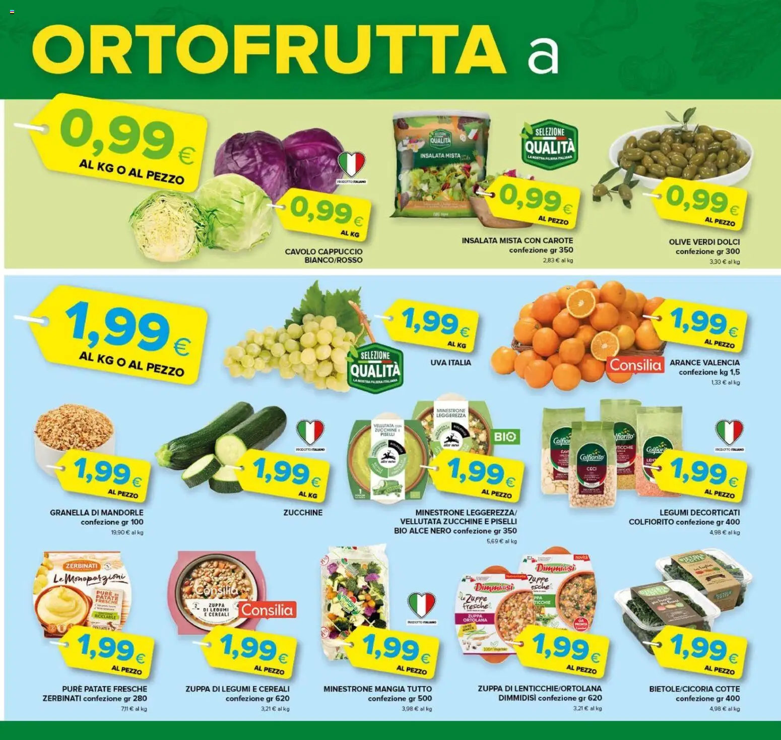Volantino Oasi del 08/10/2026 | Pagina: 3 | Prodotti: Ceci, Olive, Cavolo, Dolci