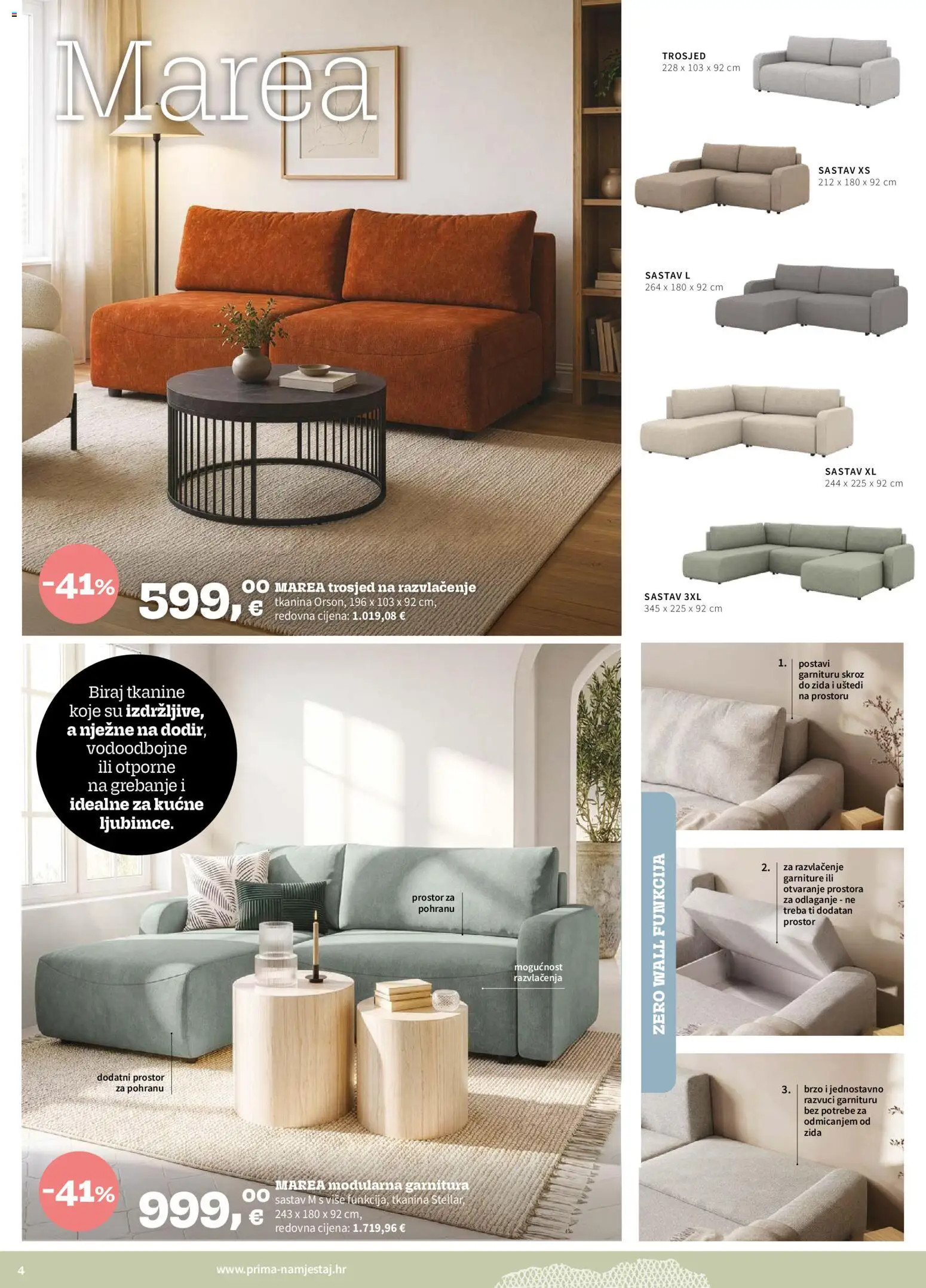 Prima katalog | vrijedi od 01.09.2026 | Stranica: 4 | Proizvodi: Trosjed