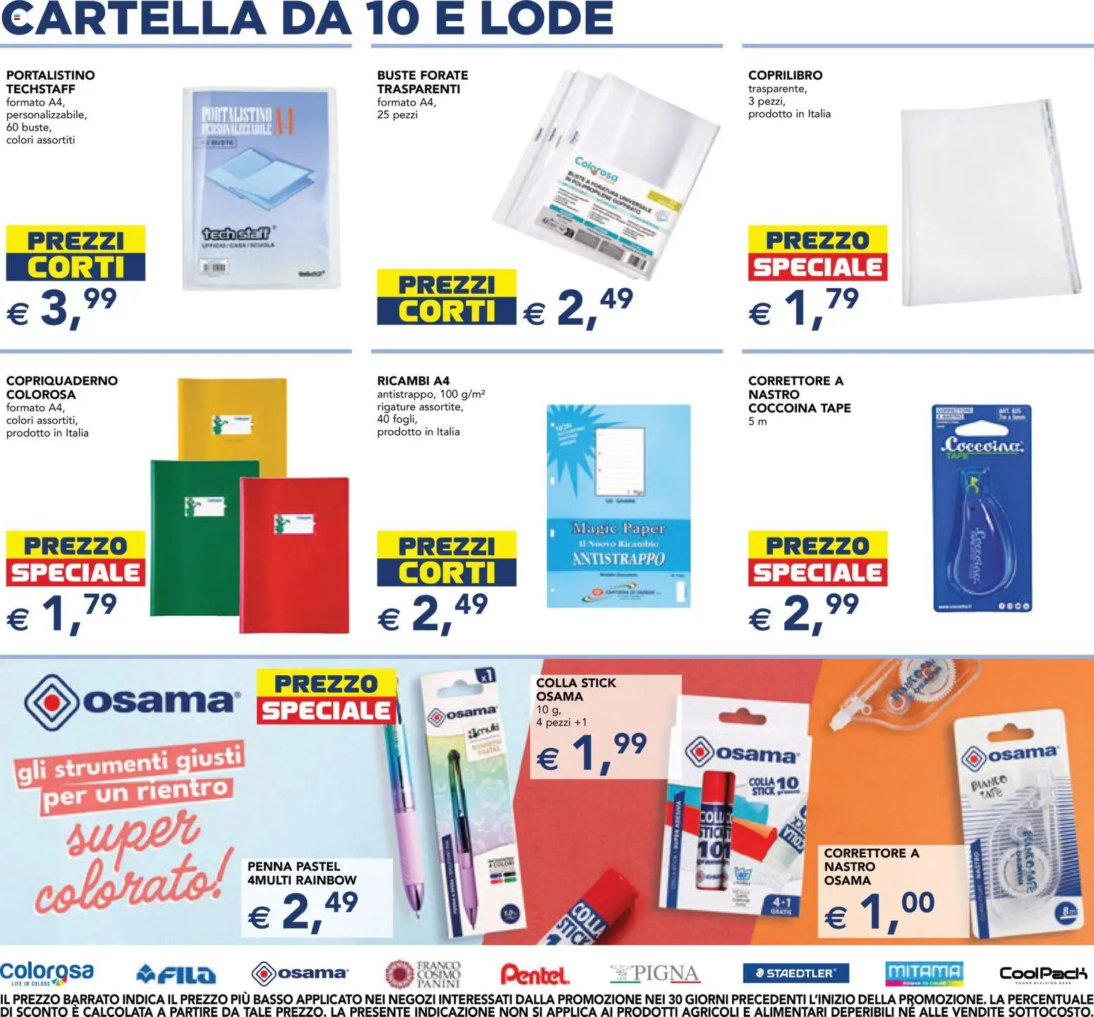 Volantino Esselunga S del 24/08/2026 | Pagina: 11 | Prodotti: Colla, Basso, Correttore