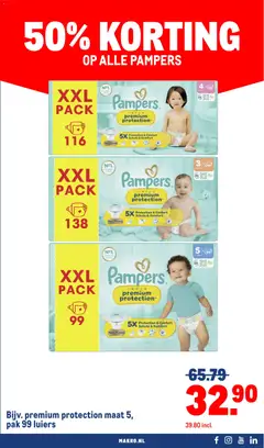 Makro - Folder - Voorbeeld van een folder van Makro, geldig van 23-09-2026 | Pagina: 109 | Producten: Luiers, Pampers