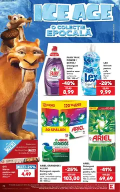 Kaufland RO akciós újság - amely érvényes a következő dátumtól: 2026.09.16. | Oldal: 70 | Termékek: Ariel