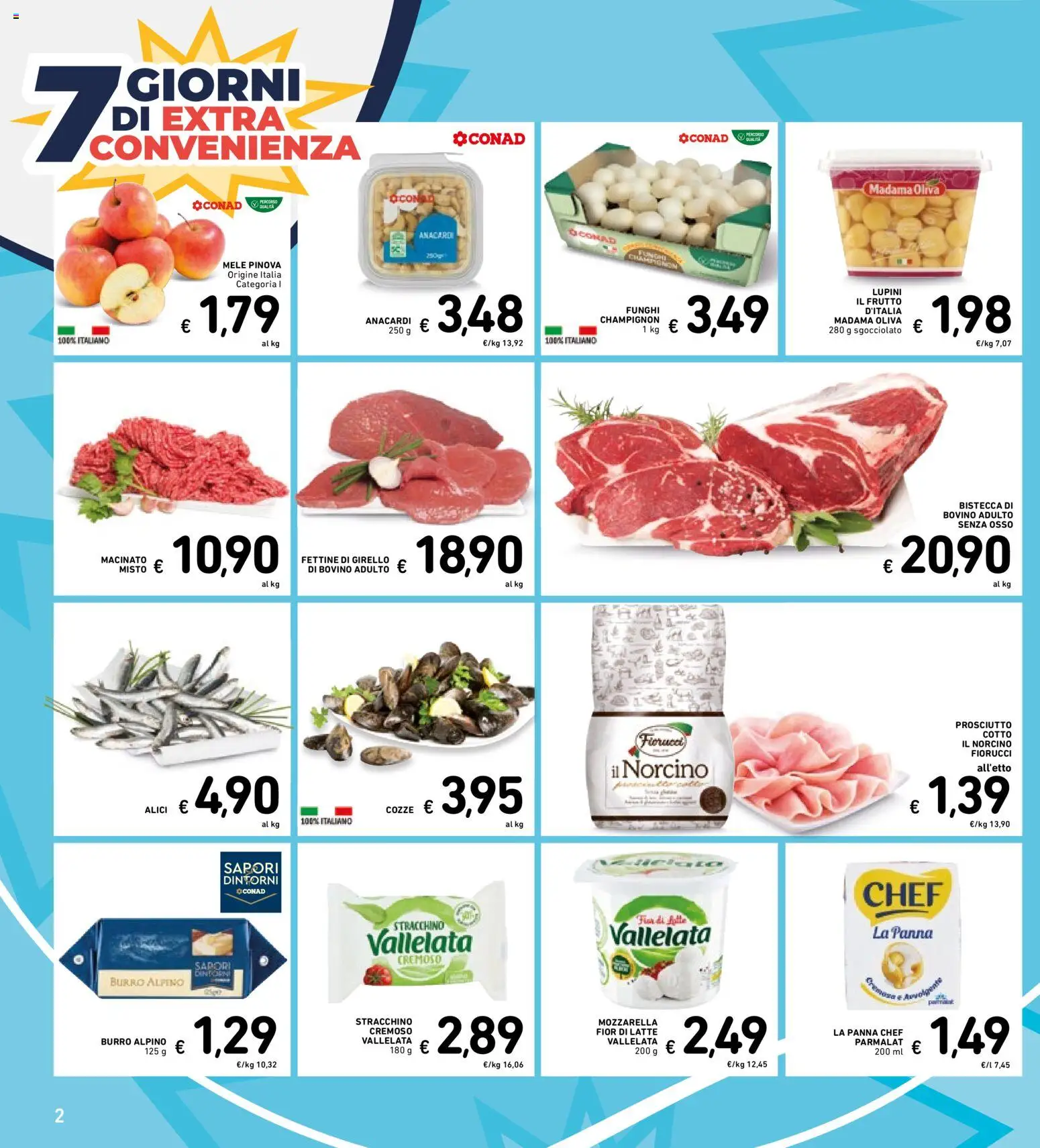 Volantino Spazio Conad del 30.04.2026 | Pagina: 29 | Prodotti: Bovino, Panna, Prosciutto, Stracchino