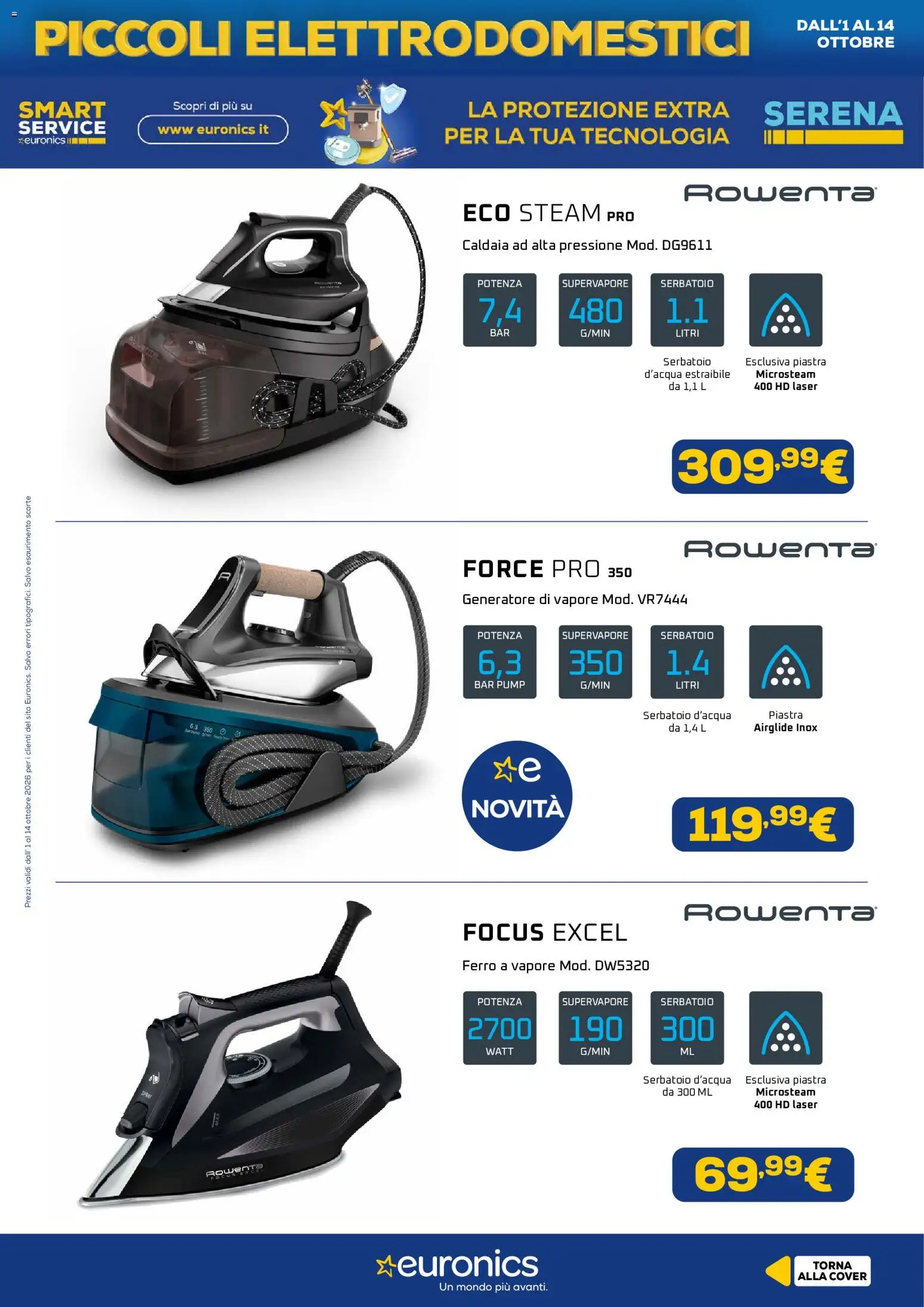 Volantino Euronics del 01/10/2026 | Pagina: 16