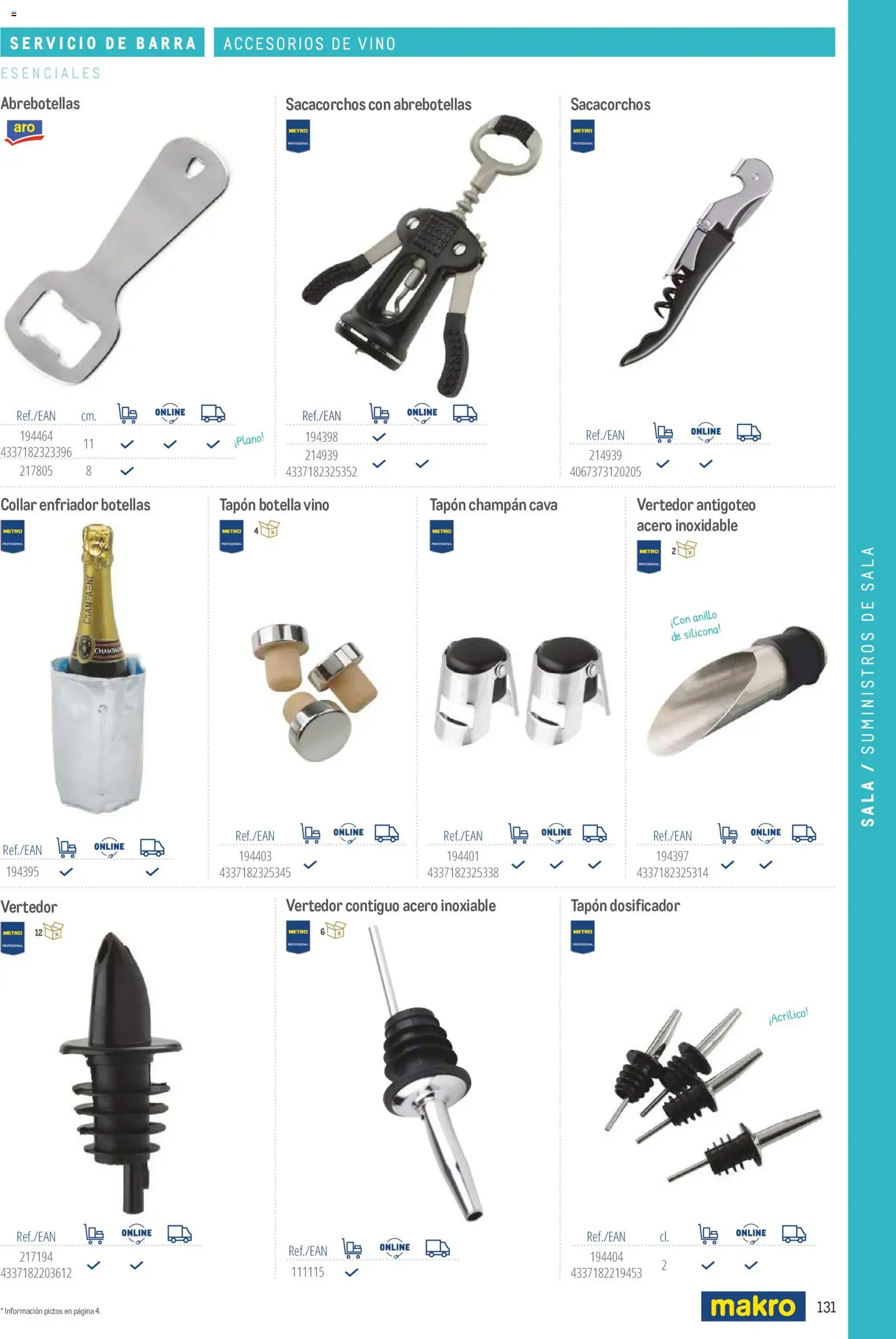 Makro catálogo │ válido desde el 19/06/2024 | Página: 131 | Productos: Vino, Champán